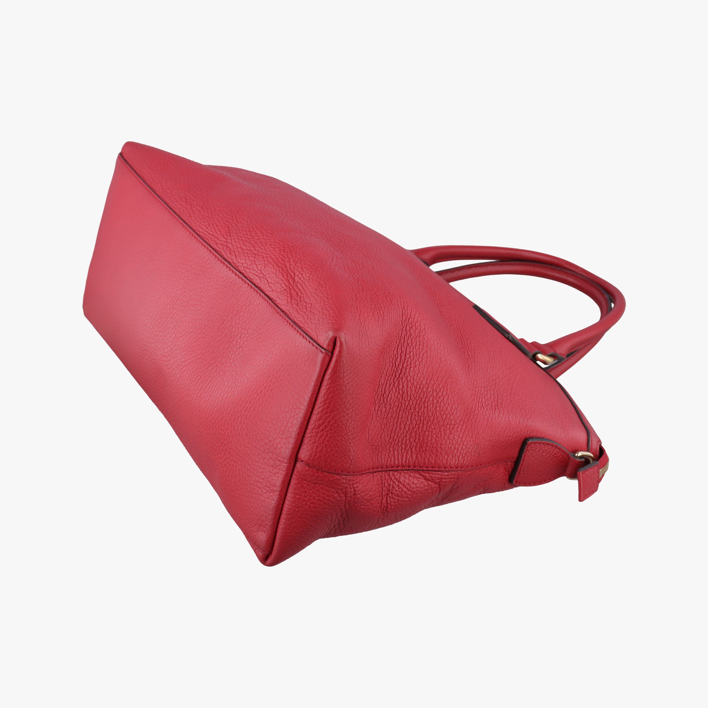 Secondhand Gucci Dome Large GG Charm Red Leather 449660 handbag | stylenewstar