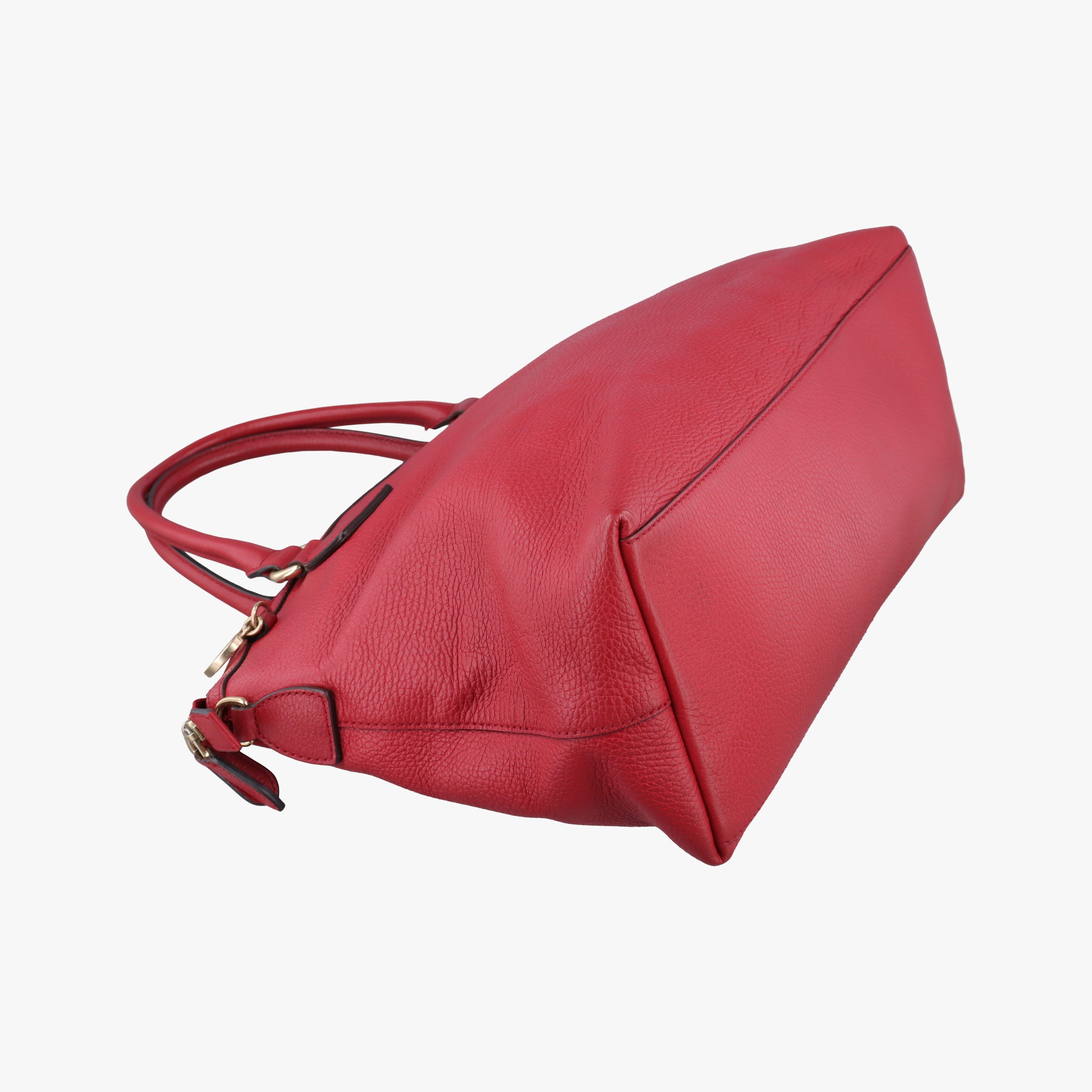 Secondhand Gucci Dome Large GG Charm Red Leather 449660 handbag | stylenewstar
