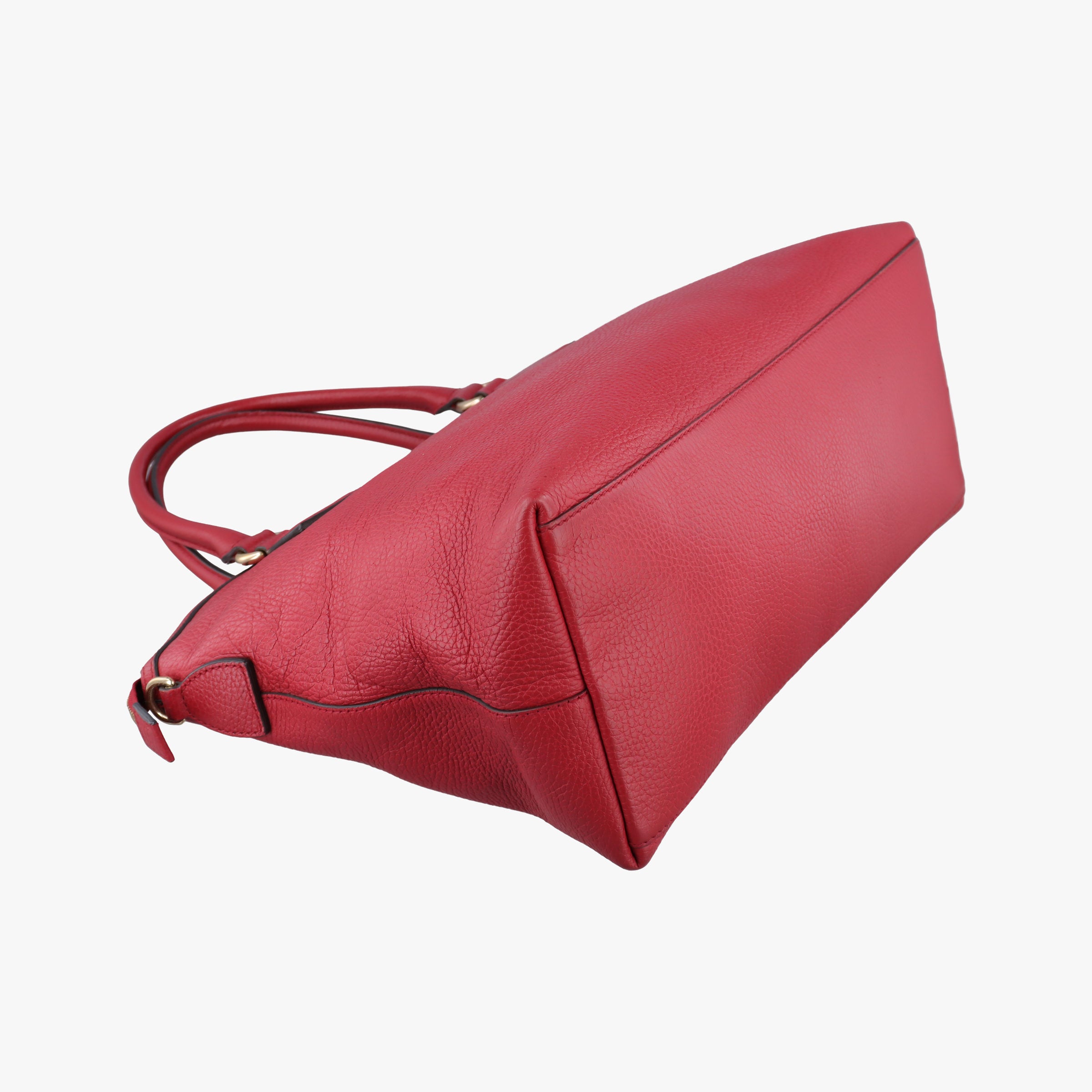 Secondhand Gucci Dome Large GG Charm Red Leather 449660 handbag | stylenewstar