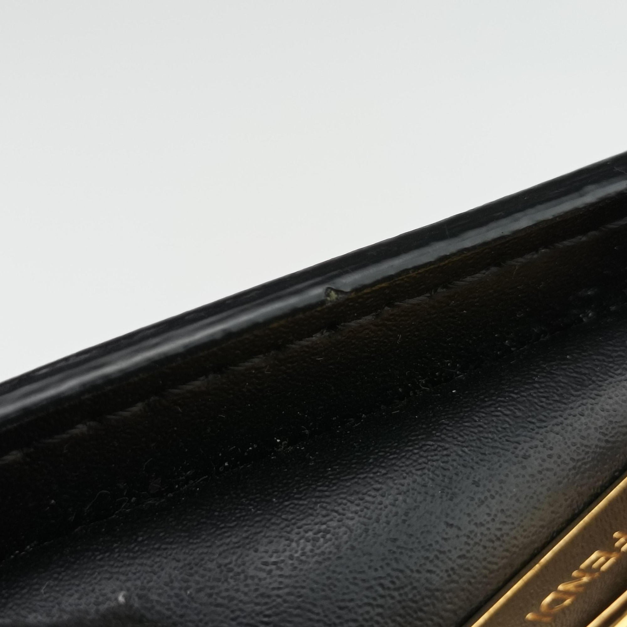 Pre-owned Fendi Monster Camera case Black Leather 7VA428 shoulderbag | stylenewstar