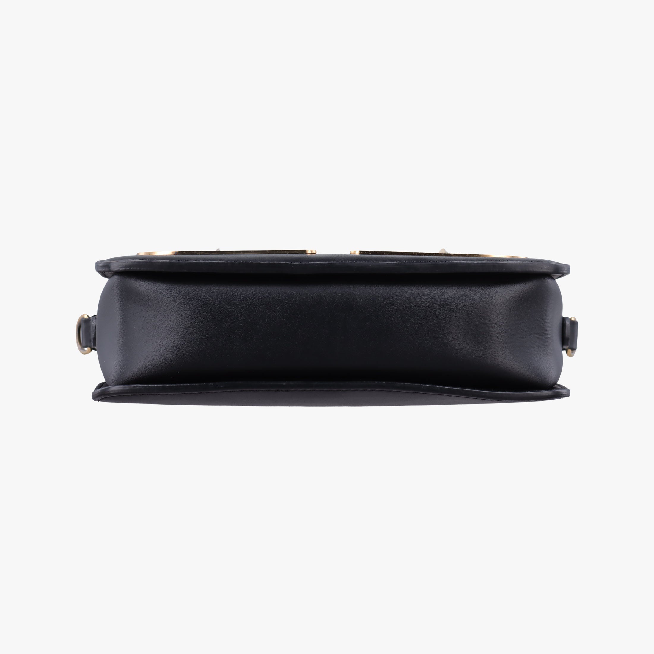 Pre-owned Fendi Monster Camera case Black Leather 7VA428 shoulderbag | stylenewstar