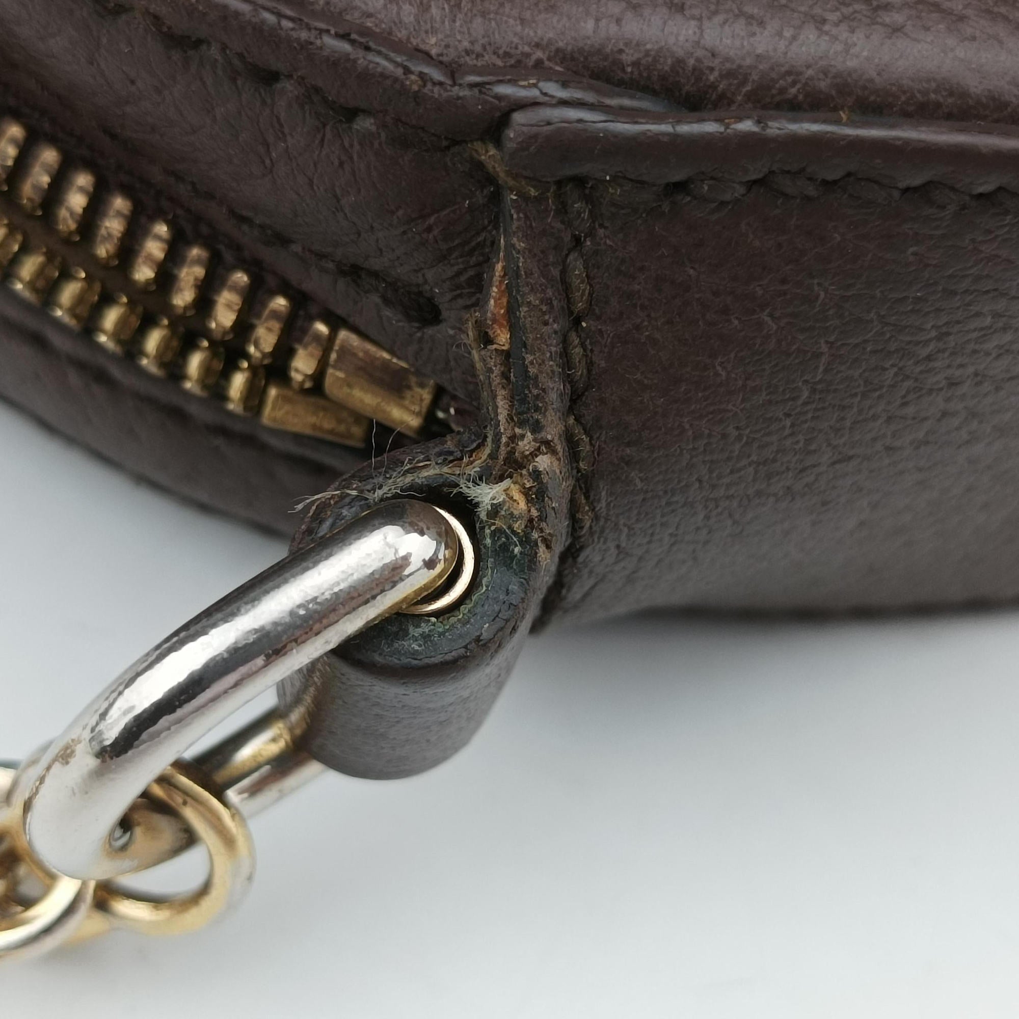 Pre-owned Gucci Ophidia Brown×beige PVC coated canvas×Leather 550618 shoulderbag | stylenewstar