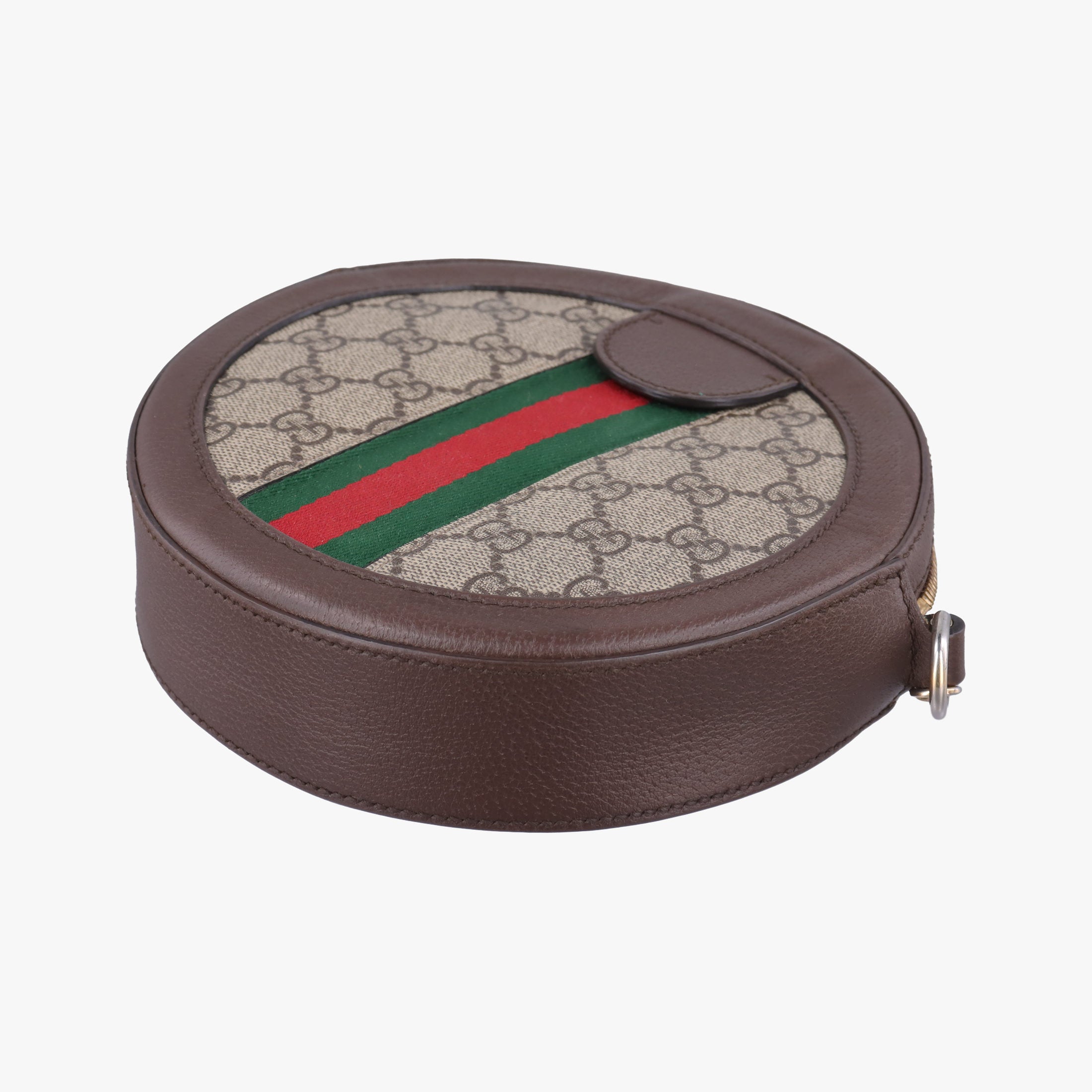 Pre-owned Gucci Ophidia Brown×beige PVC coated canvas×Leather 550618 shoulderbag | stylenewstar
