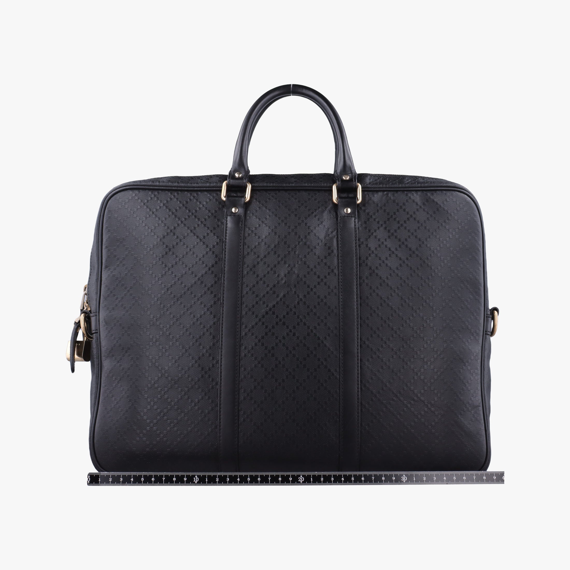 Pre-owned Gucci Diamante Black Leather 208463 handbag | stylenewstar