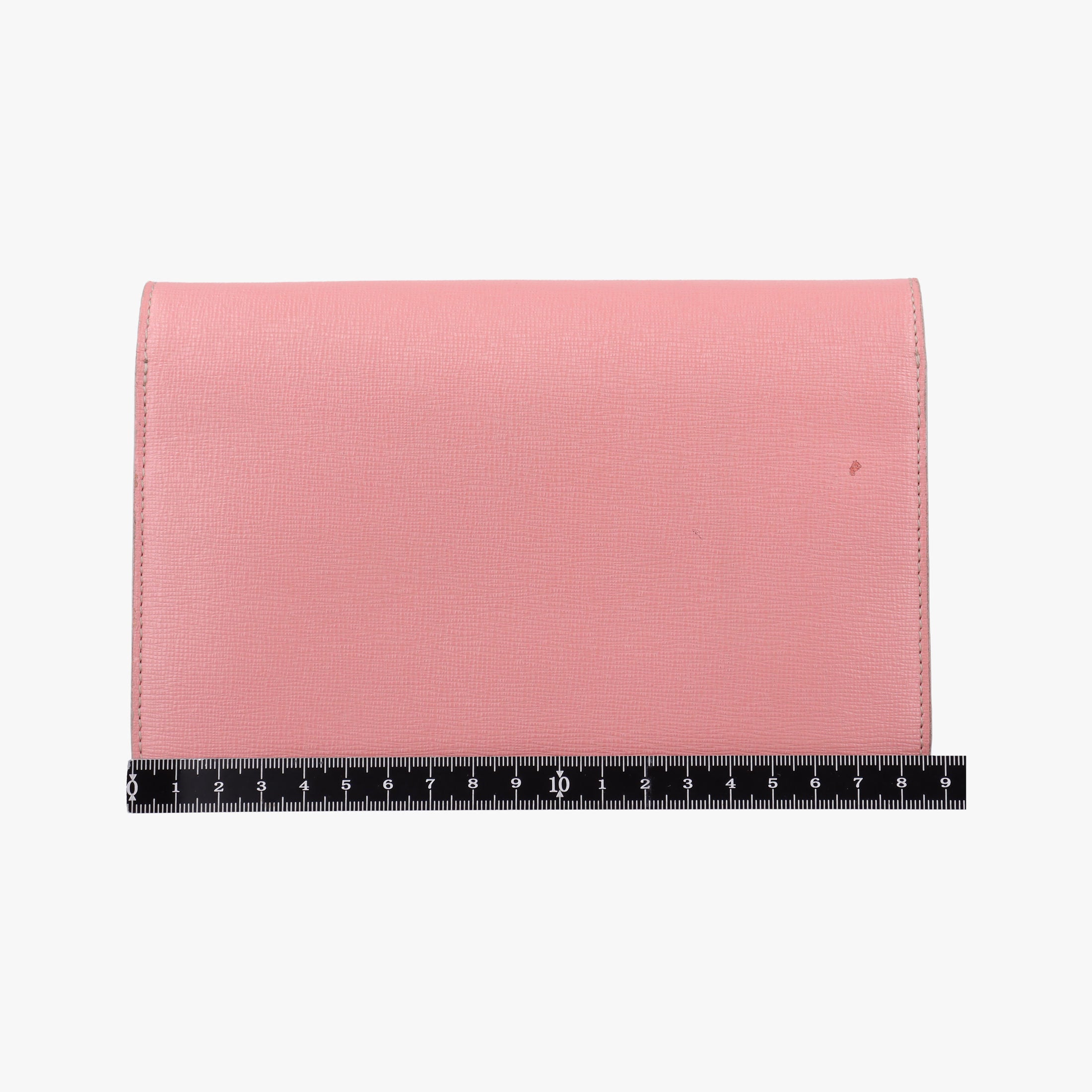 Pre-owned Fendi Monster Eyes Tube Pink×Red×Gray Leather 8M0346 shoulderbag | stylenewstar