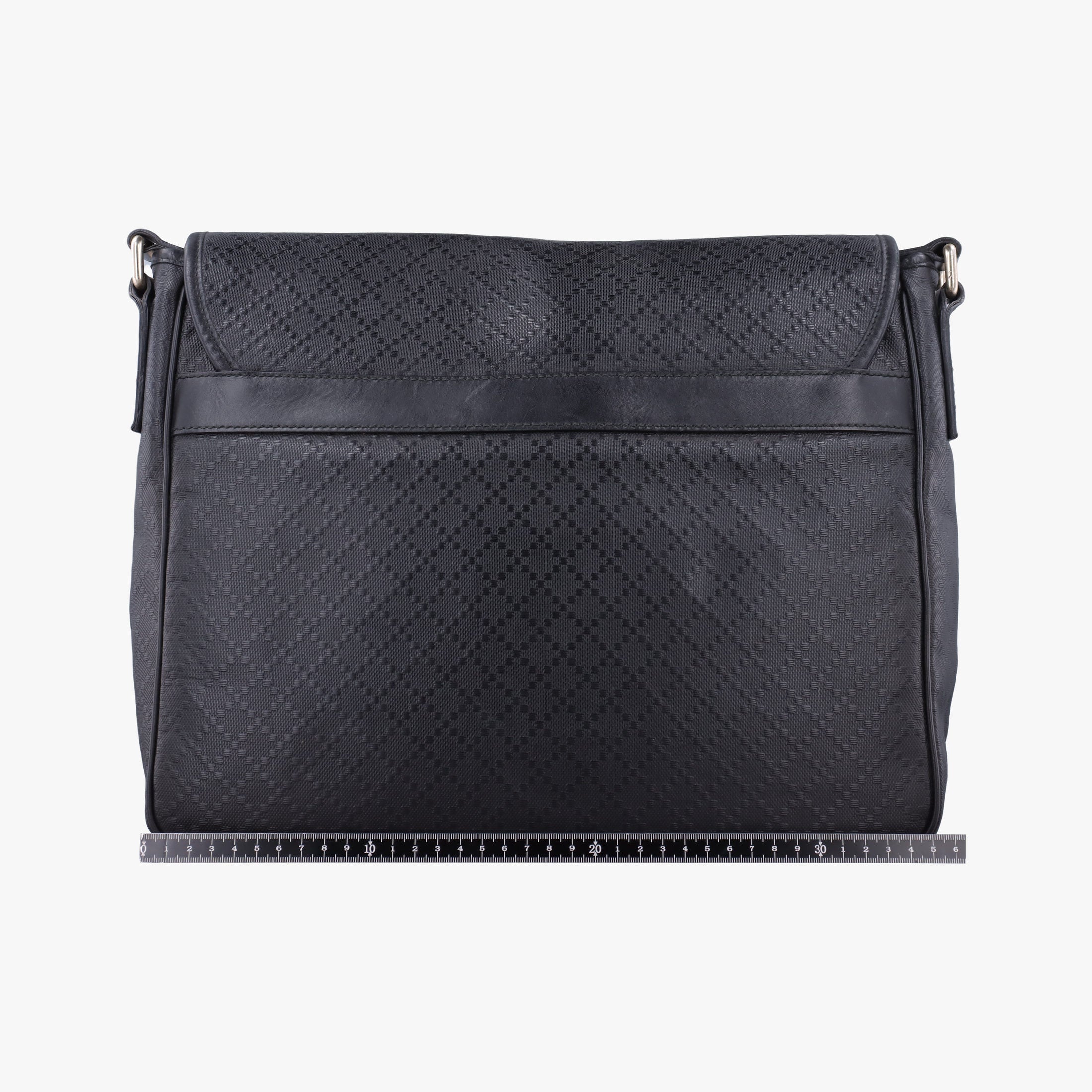 Vintage Gucci Guccissima Messenger Black Leather 223665 shoulderbag | stylenewstar