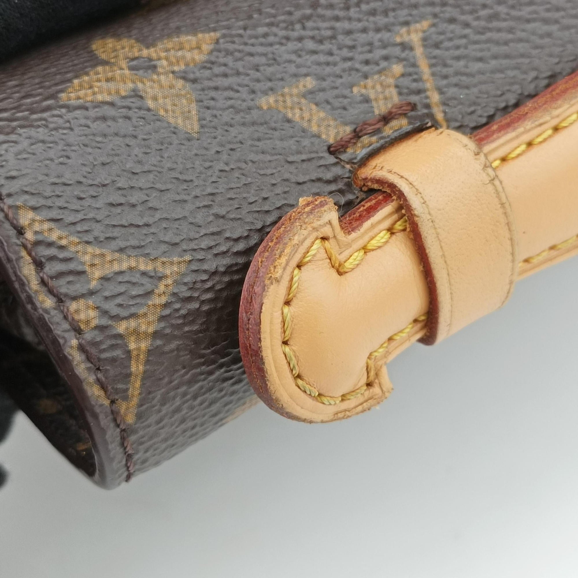 Vintage Louis Vuitton Pochette Metis MM Brown Monogram Canvas M44875 shoulderbag | stylenewstar