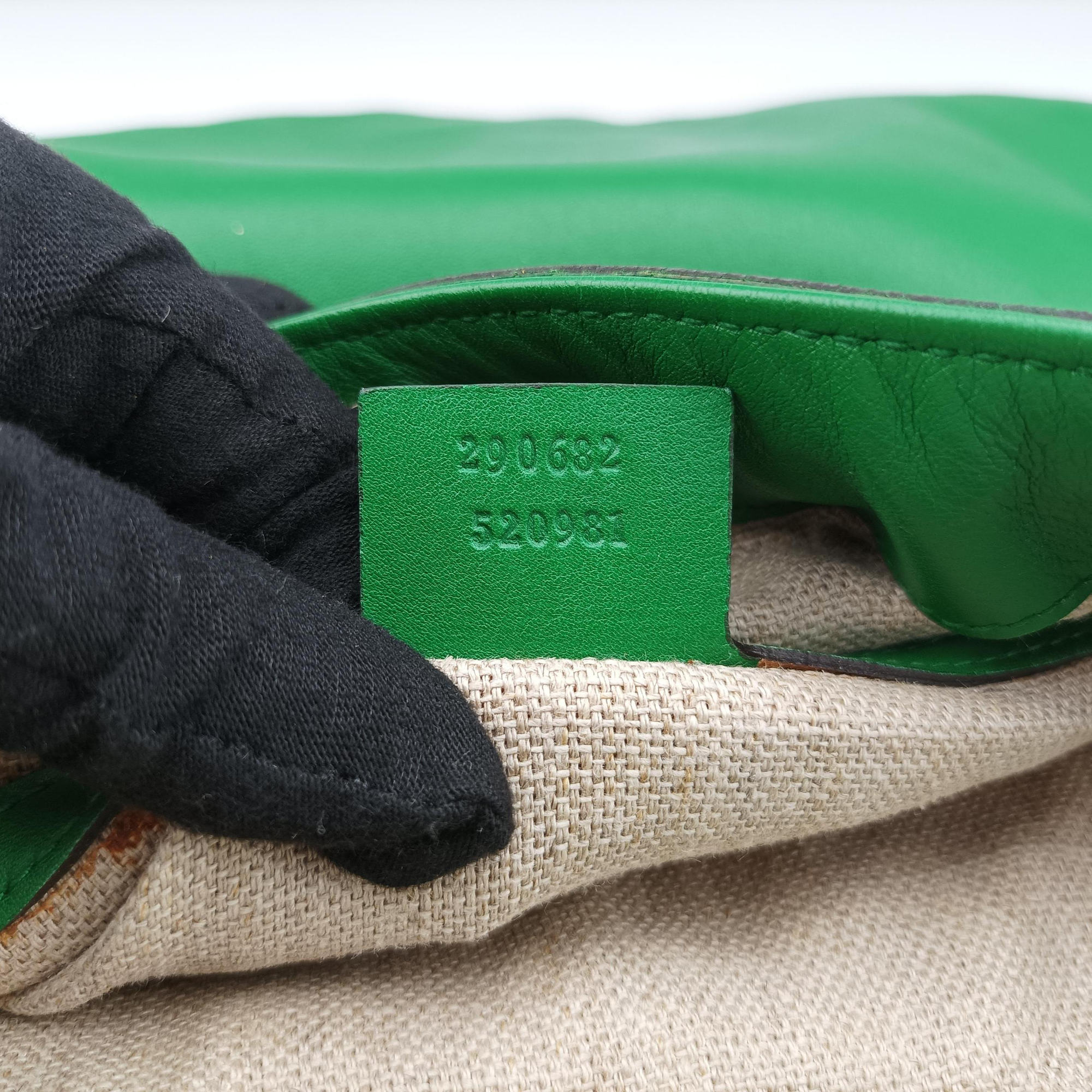 Pre-owned Gucci Large 1970 Green Leather 290682 handbag | stylenewstar