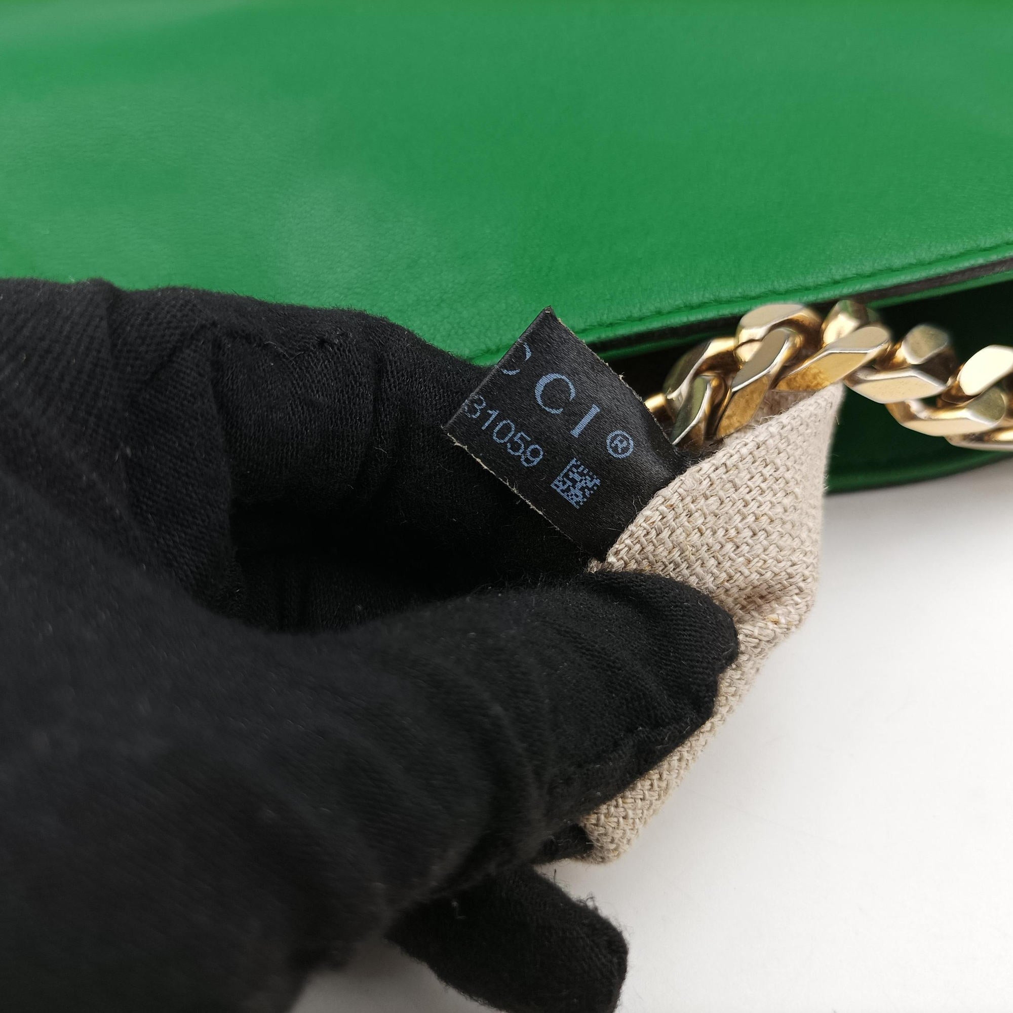 Pre-owned Gucci Large 1970 Green Leather 290682 handbag | stylenewstar