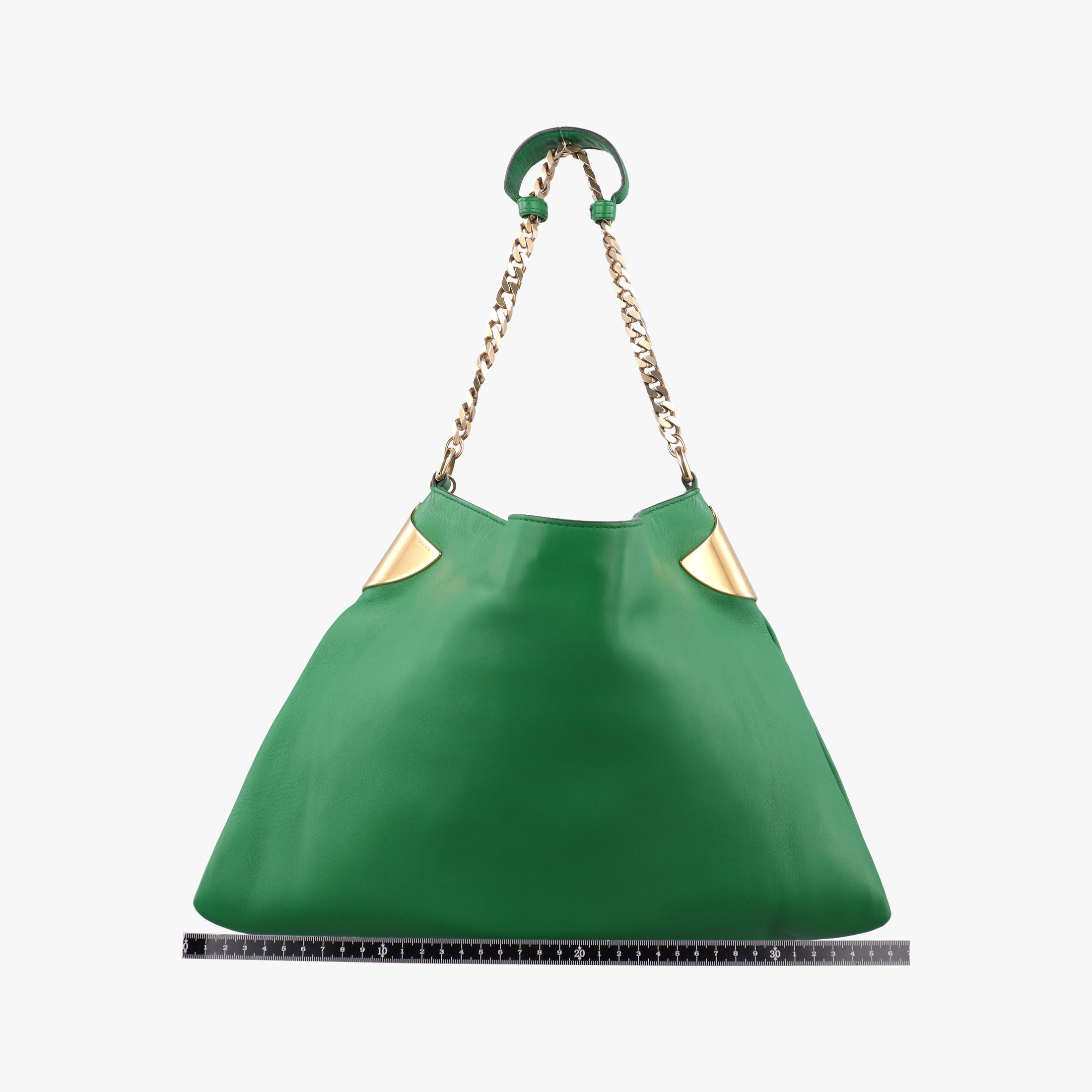 Pre-owned Gucci Large 1970 Green Leather 290682 handbag | stylenewstar