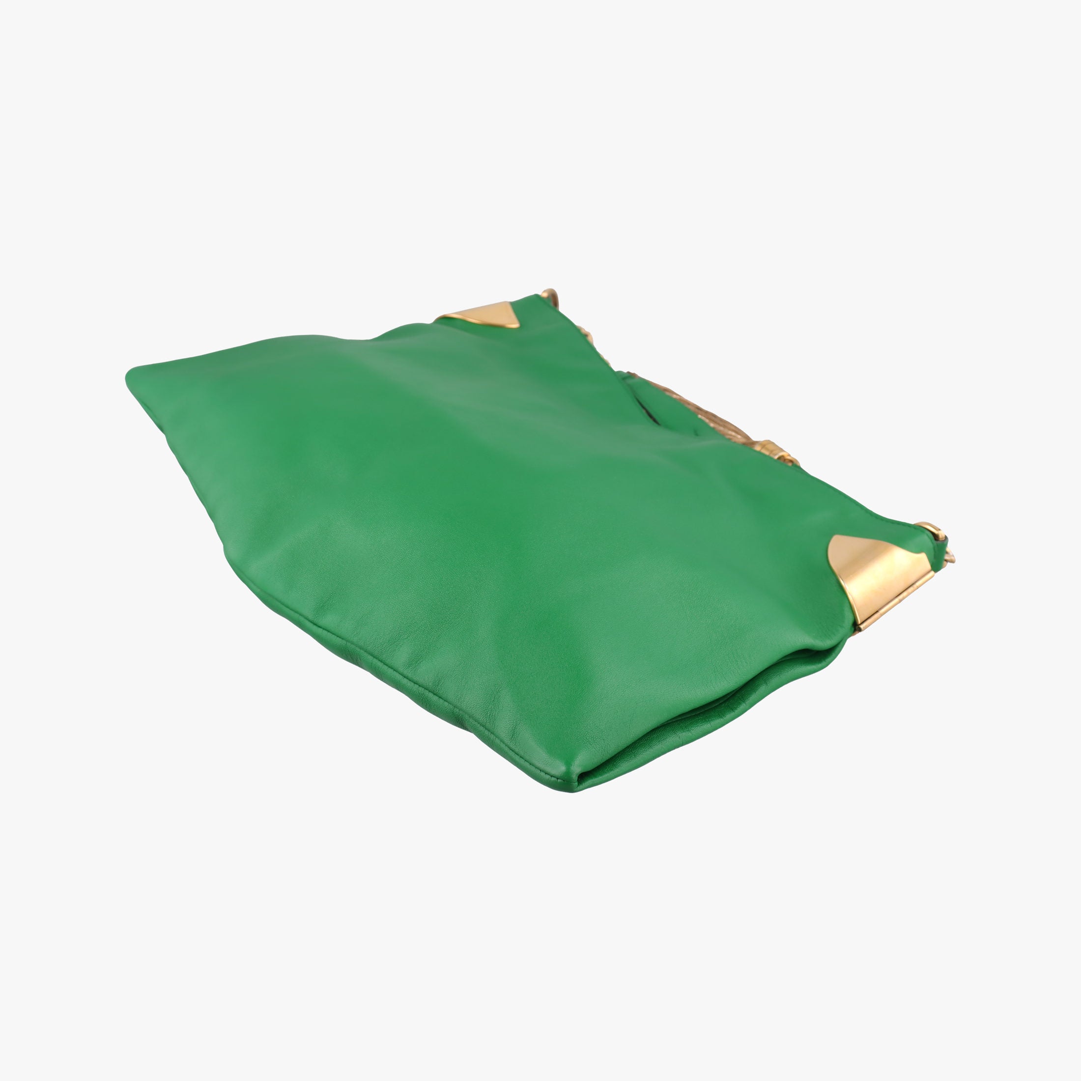 Pre-owned Gucci Large 1970 Green Leather 290682 handbag | stylenewstar