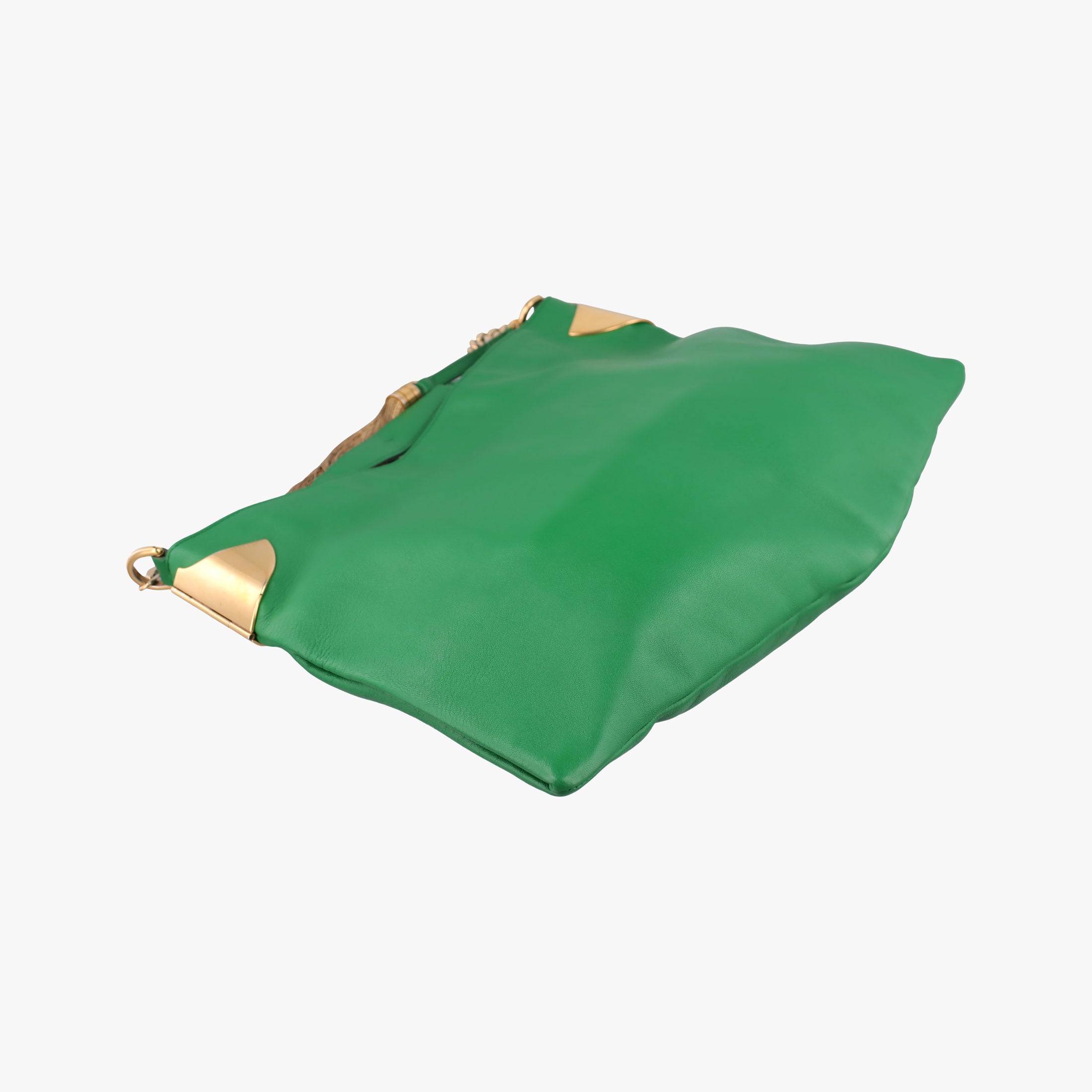 Pre-owned Gucci Large 1970 Green Leather 290682 handbag | stylenewstar