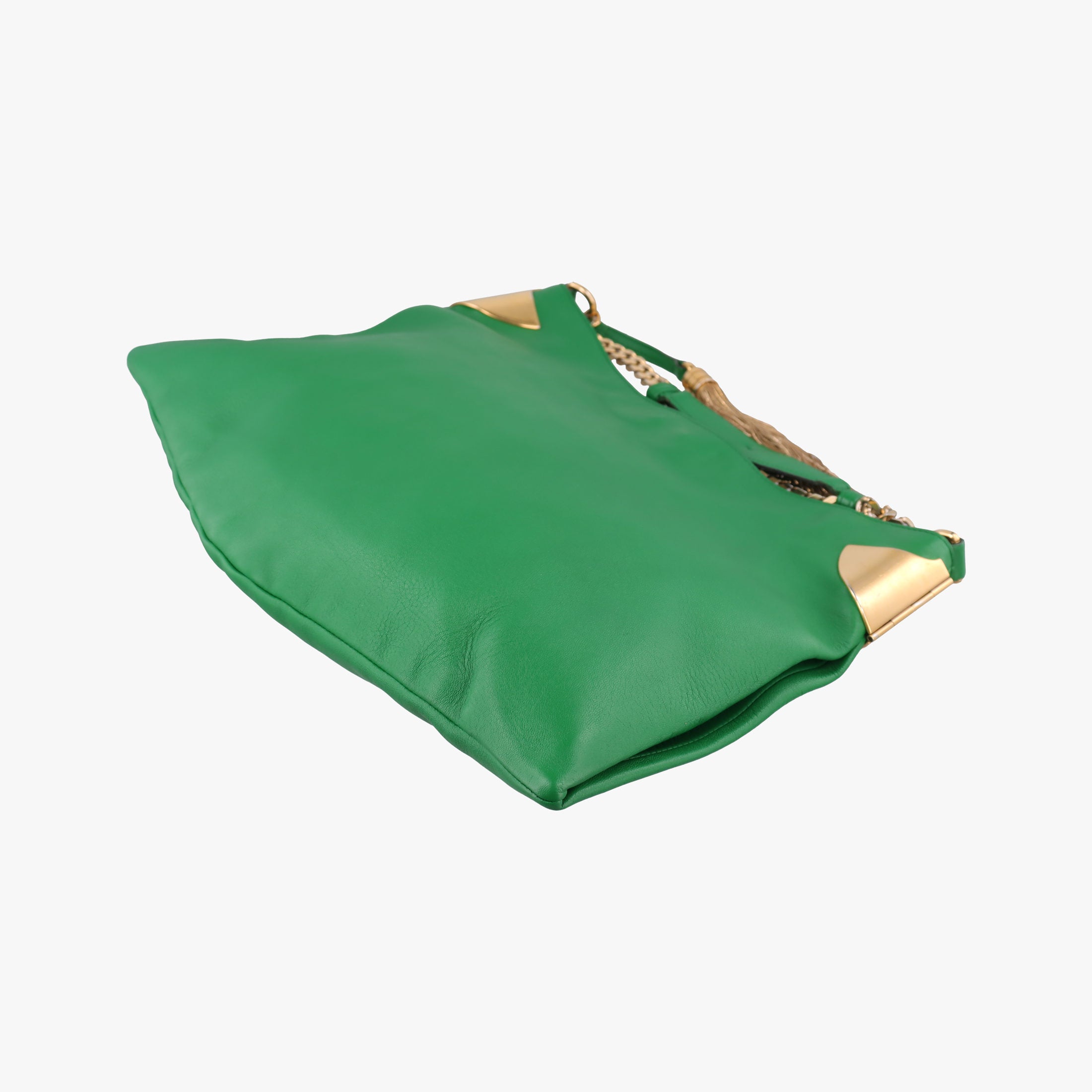 Pre-owned Gucci Large 1970 Green Leather 290682 handbag | stylenewstar