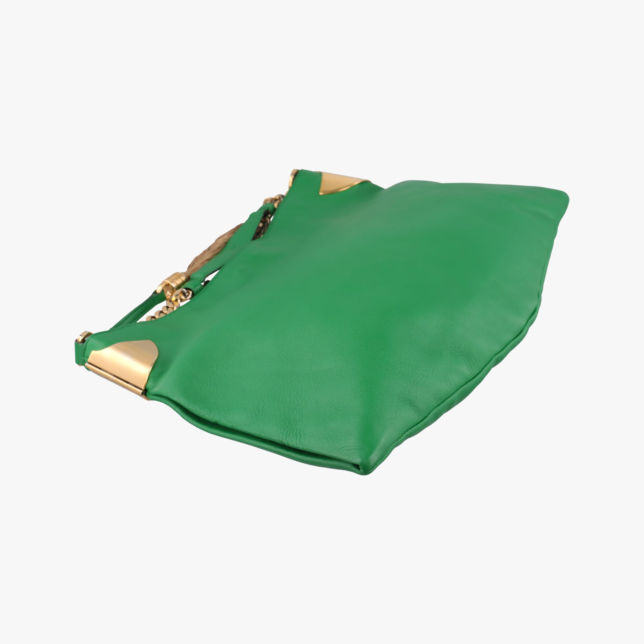 Pre-owned Gucci Large 1970 Green Leather 290682 handbag | stylenewstar