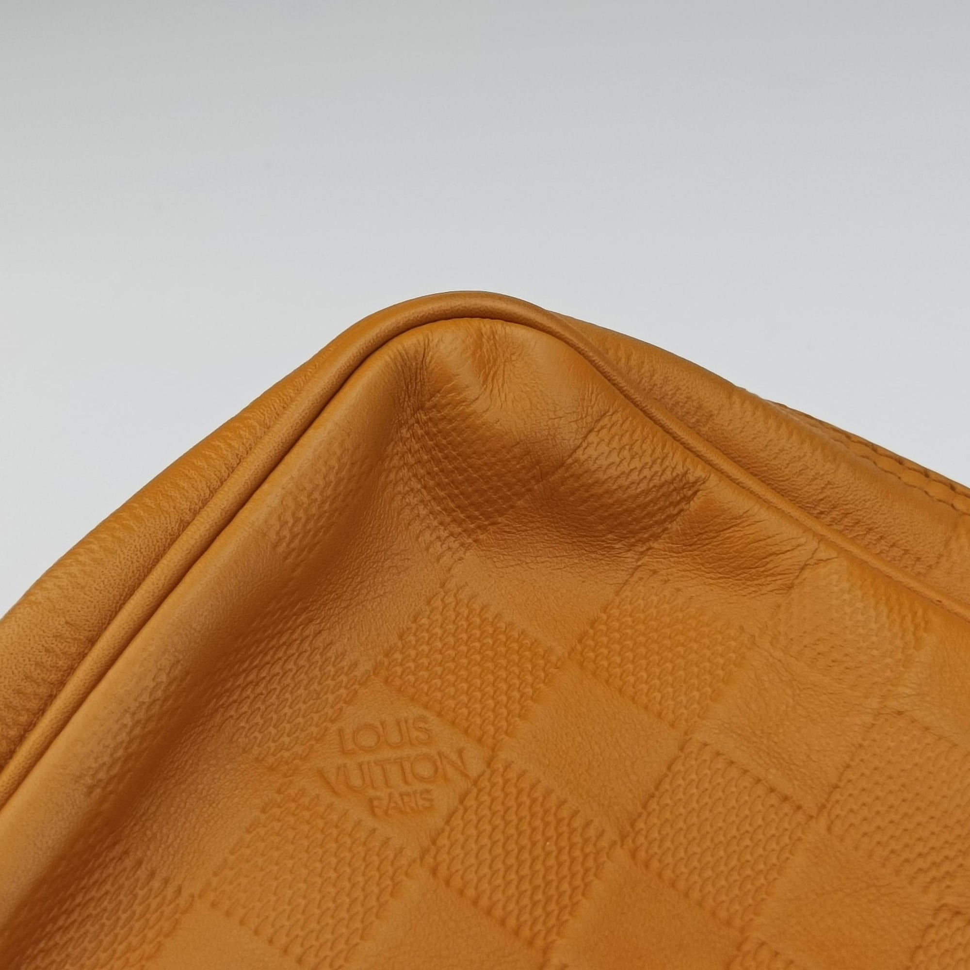 Pre-owned Louis Vuitton Porte Documents Voyage SOLAR Damier Infini N41218 handbag | stylenewstar