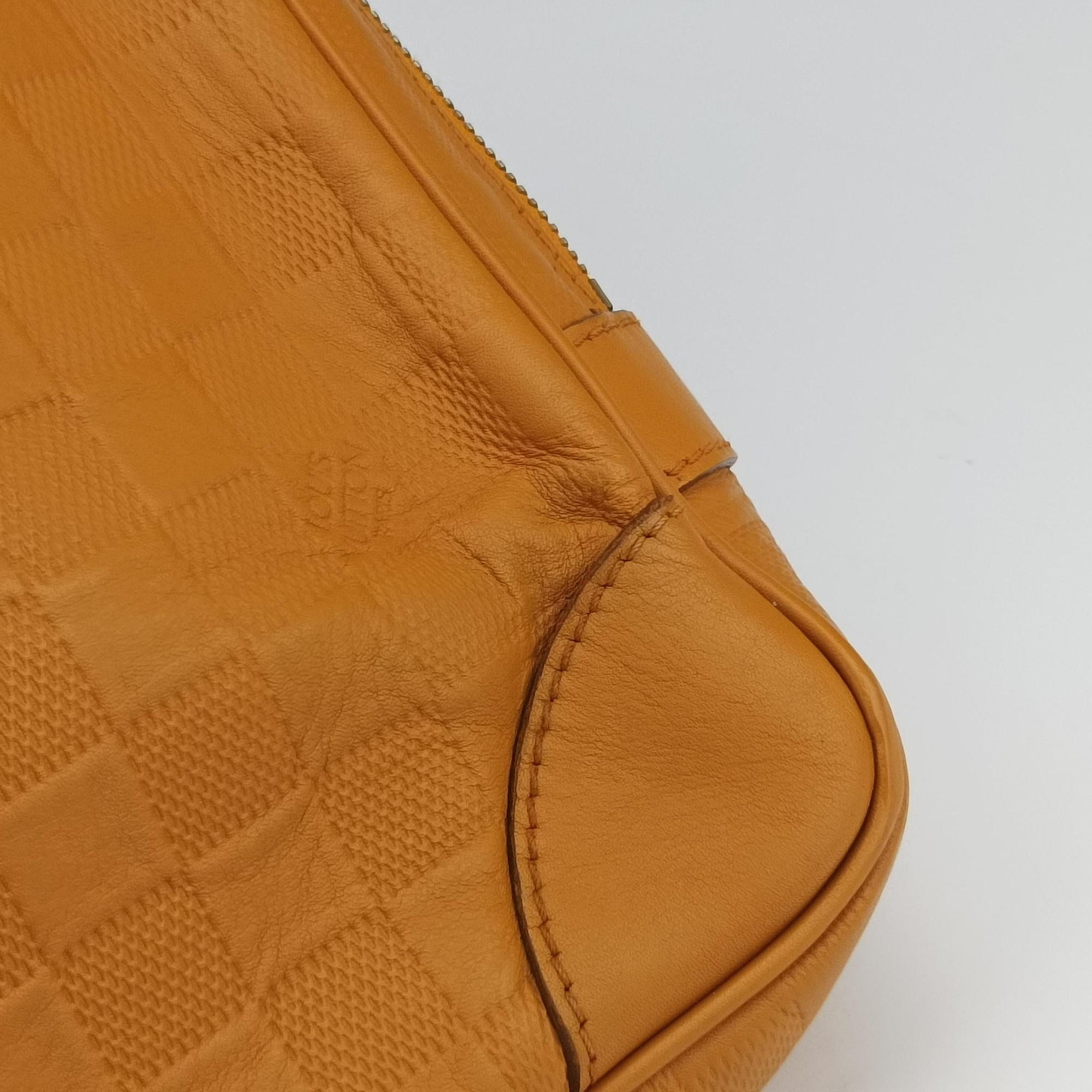 Pre-owned Louis Vuitton Porte Documents Voyage SOLAR Damier Infini N41218 handbag | stylenewstar