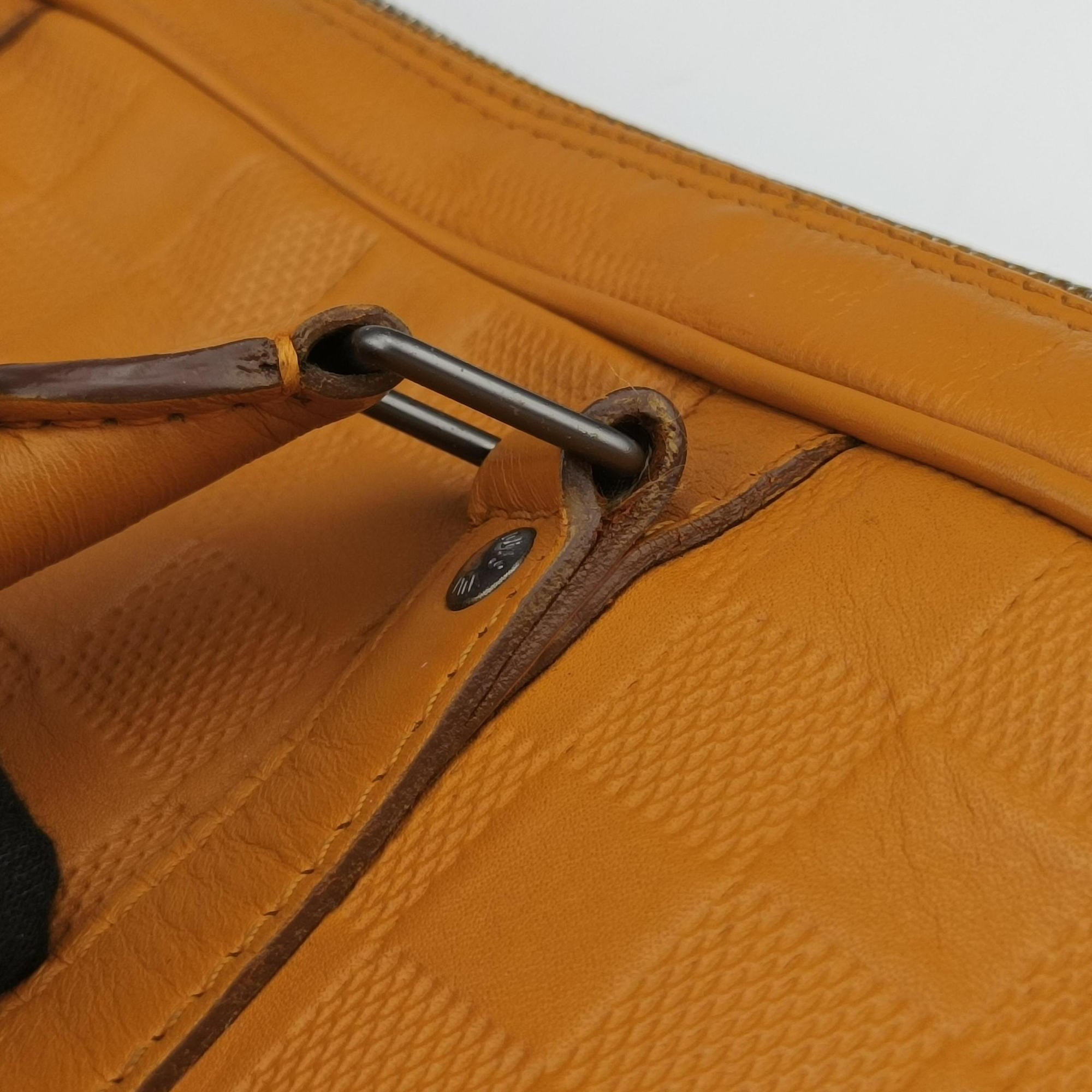 Pre-owned Louis Vuitton Porte Documents Voyage SOLAR Damier Infini N41218 handbag | stylenewstar