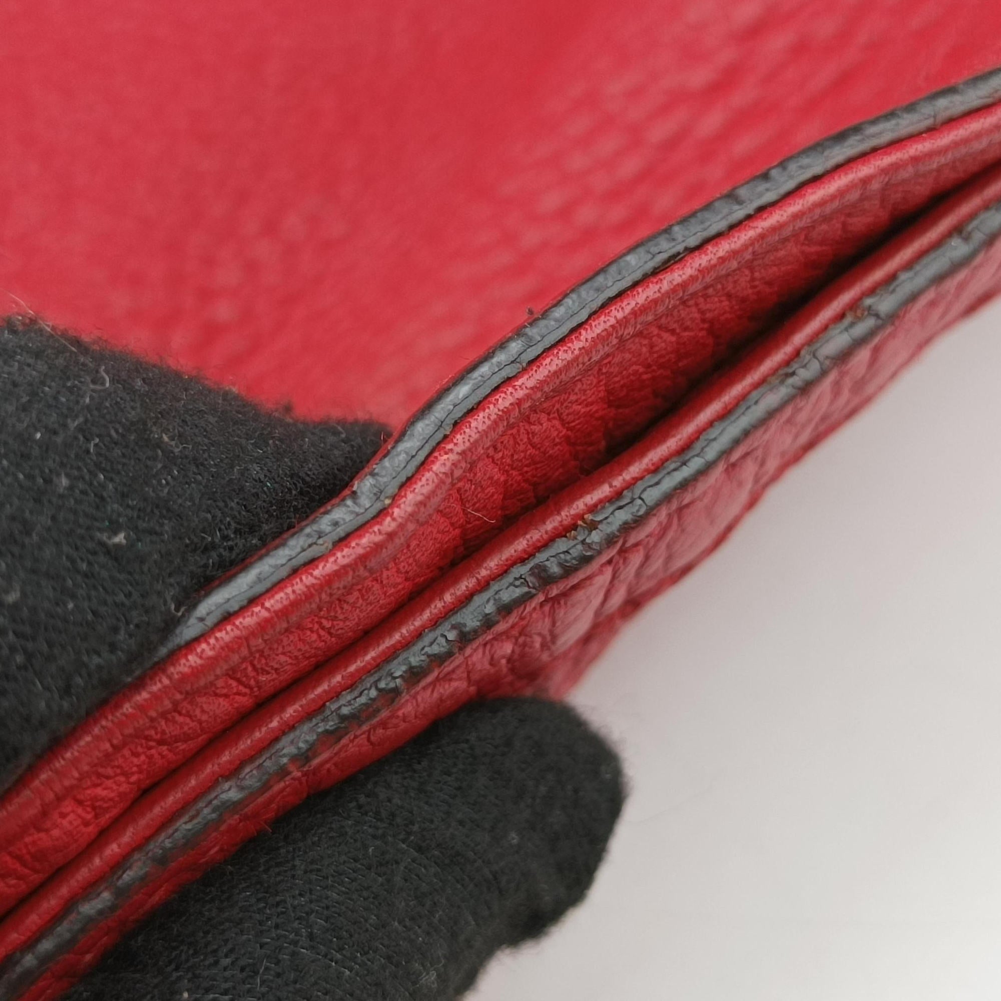 Secondhand Gucci Bamboo Red Leather 282315 shoulderbag | stylenewstar