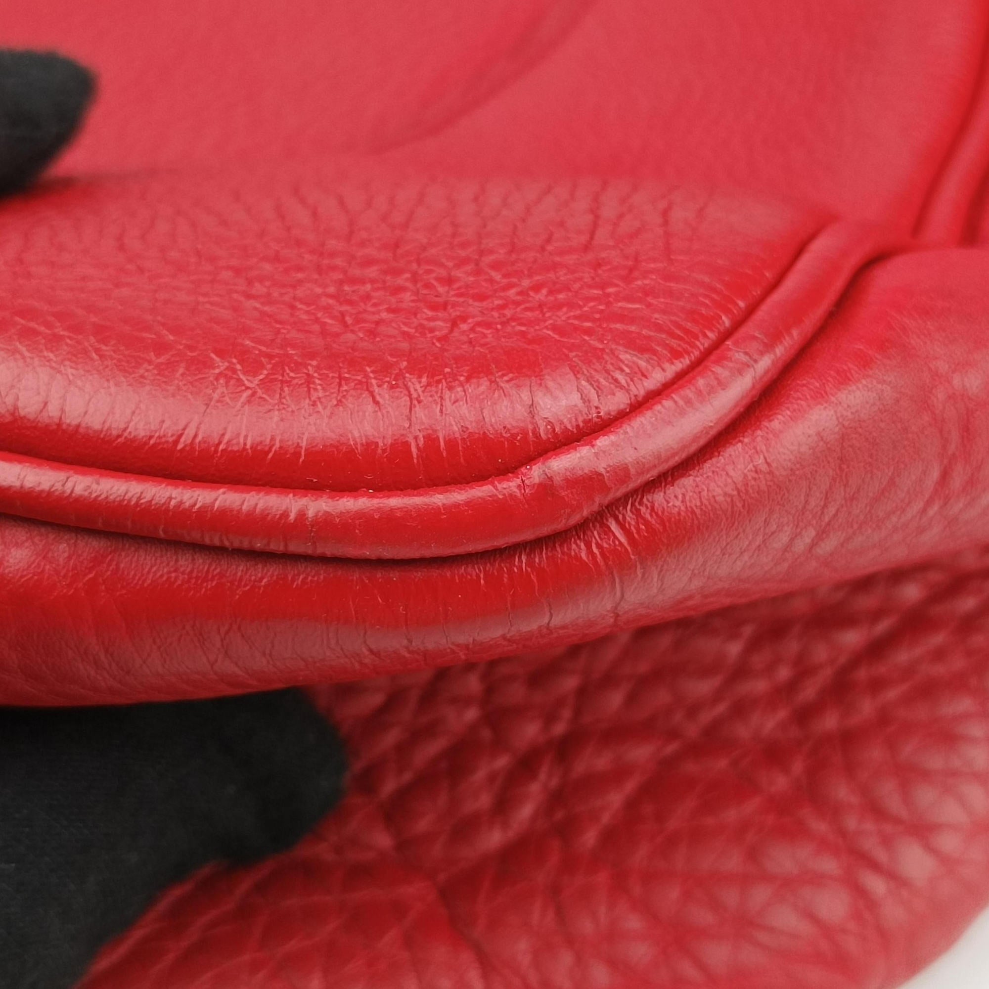 Secondhand Gucci Bamboo Red Leather 282315 shoulderbag | stylenewstar
