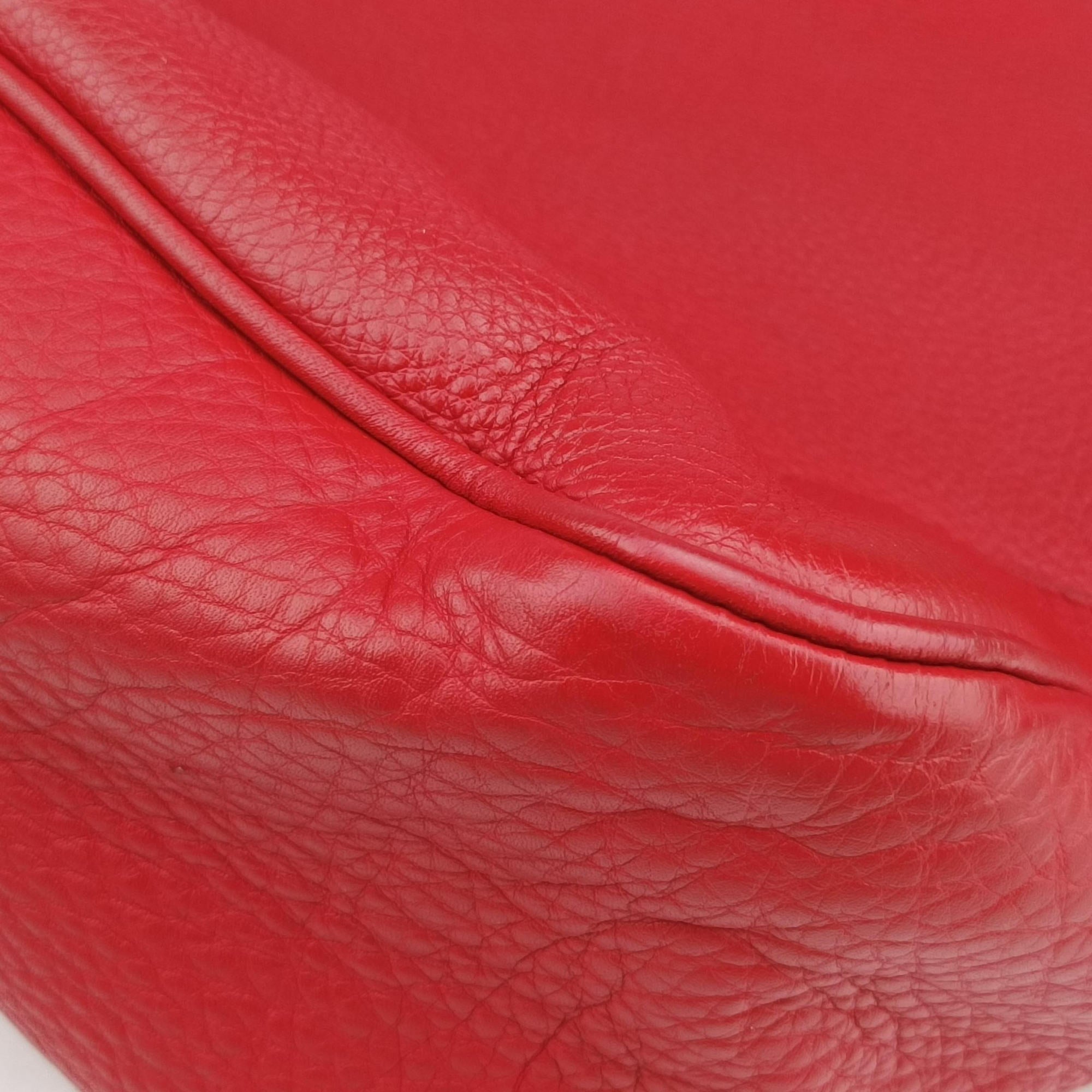 Secondhand Gucci Bamboo Red Leather 282315 shoulderbag | stylenewstar