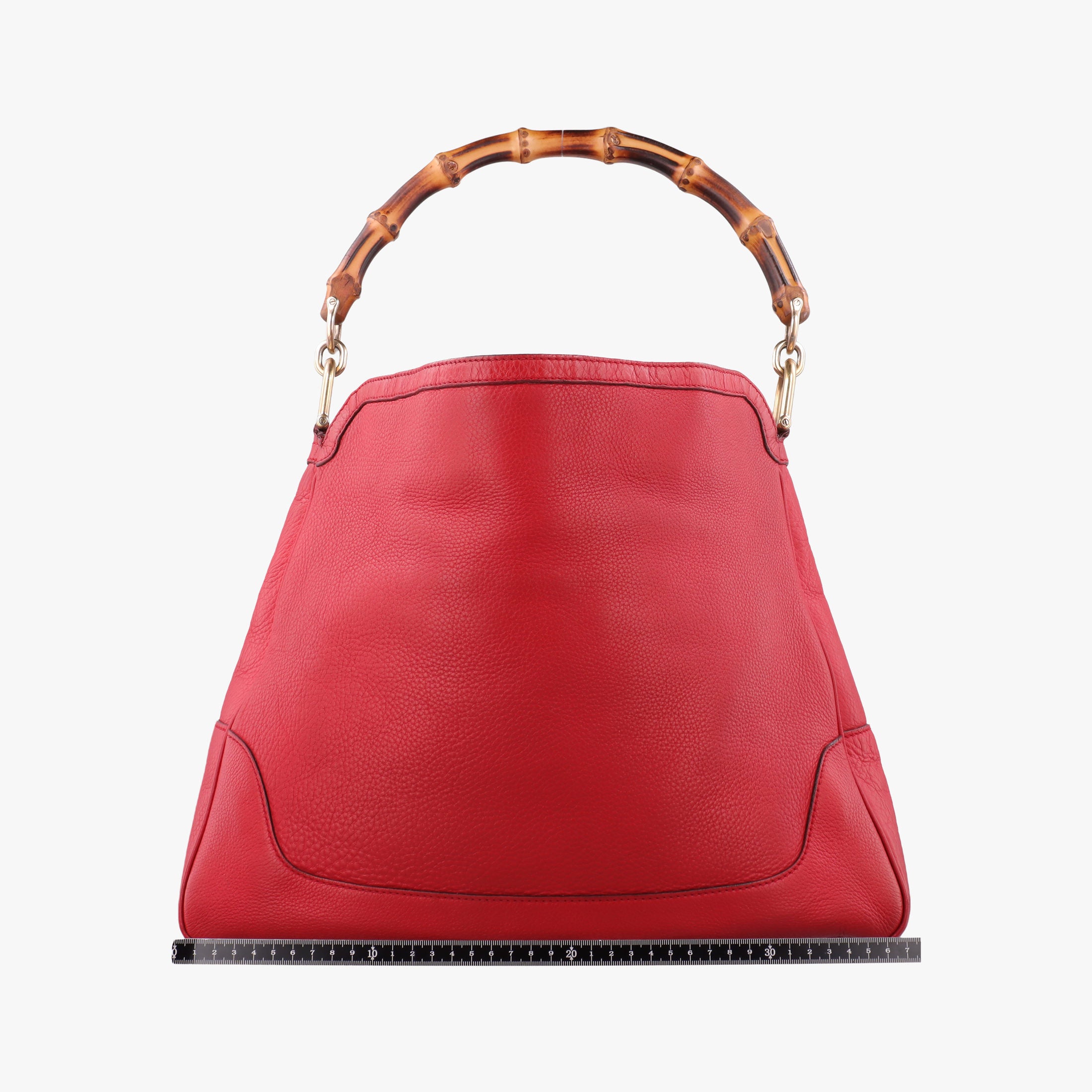 Secondhand Gucci Bamboo Red Leather 282315 shoulderbag | stylenewstar