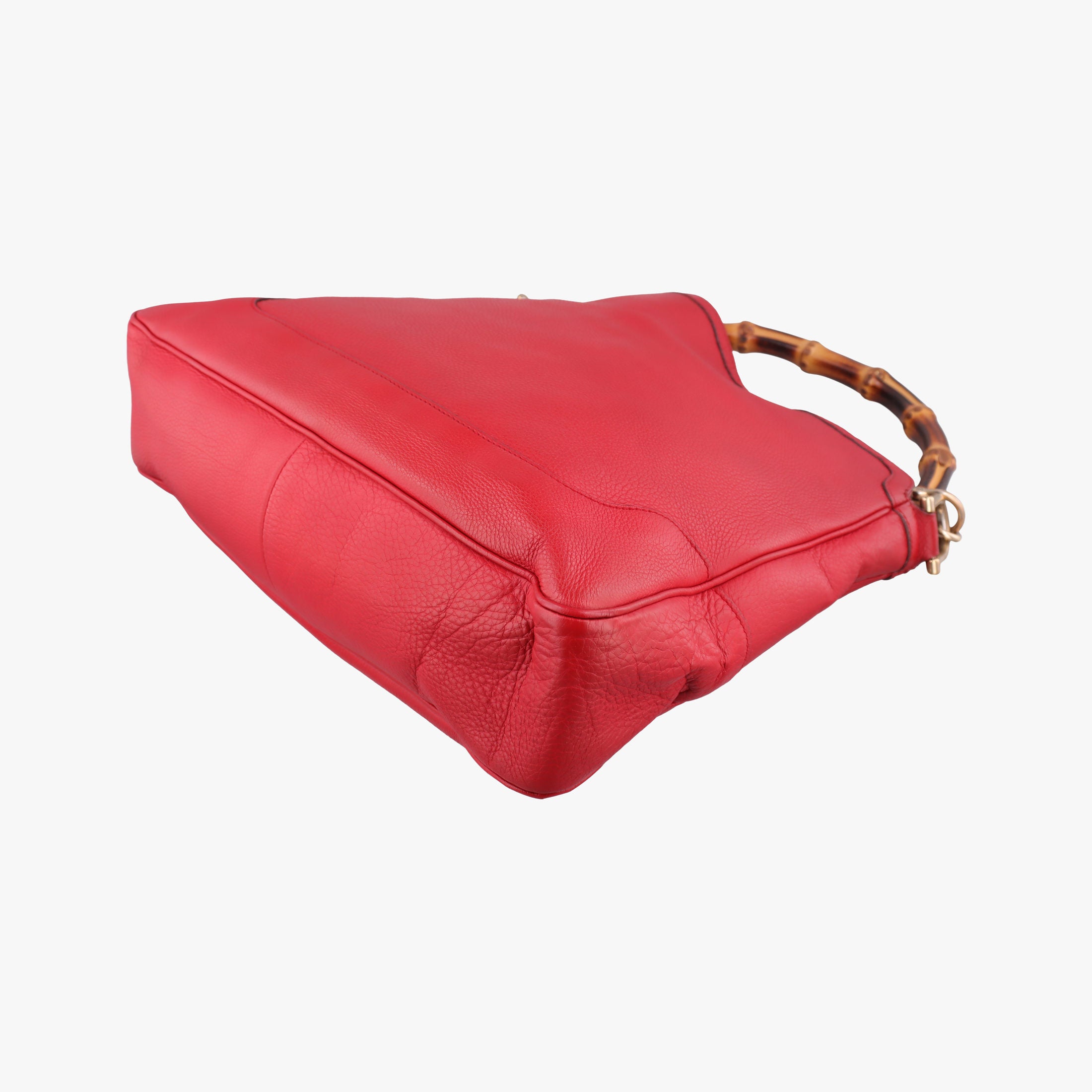 Secondhand Gucci Bamboo Red Leather 282315 shoulderbag | stylenewstar