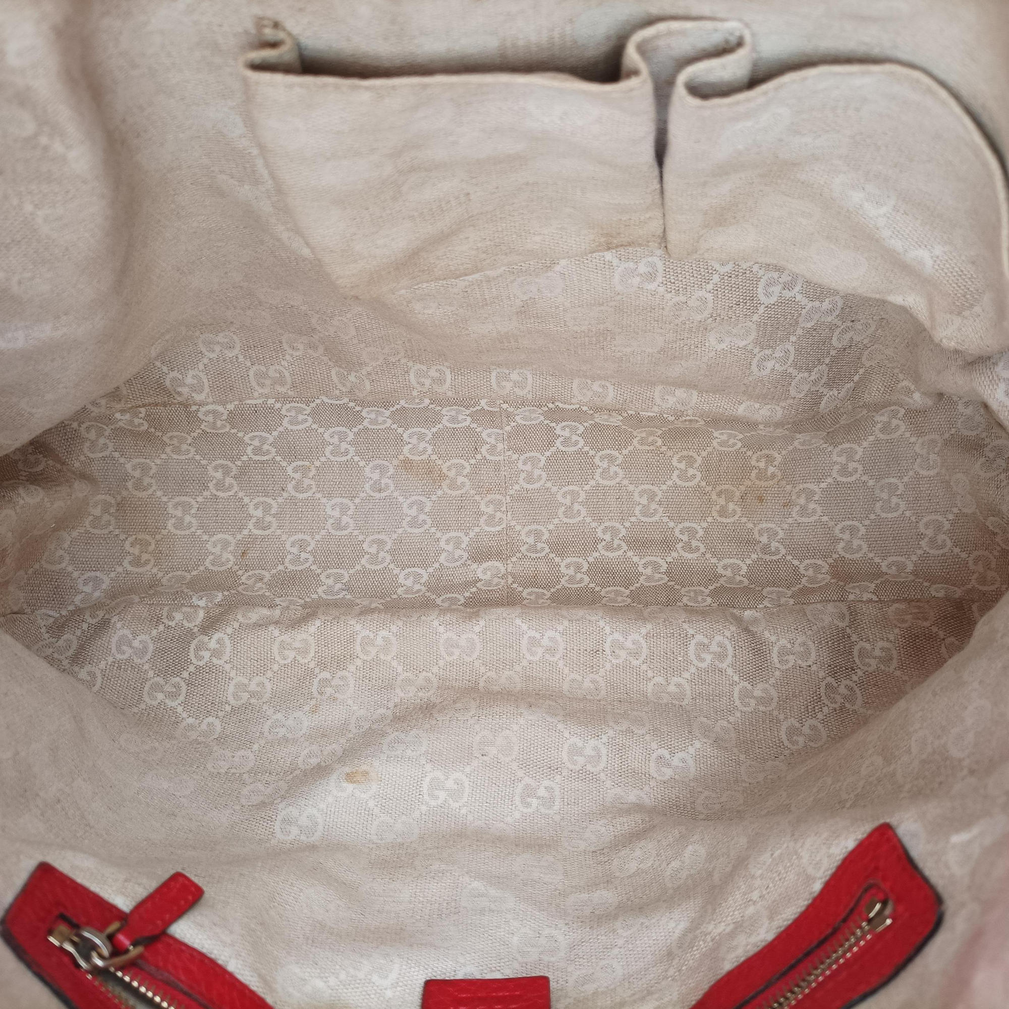 Secondhand Gucci Bamboo Red Leather 282315 shoulderbag | stylenewstar