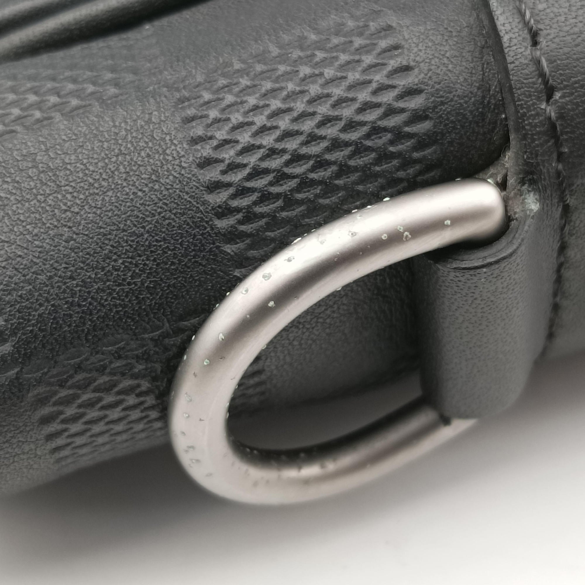 Pre-owned Louis Vuitton TADAO Noir Damier Infini N41269 handbag | stylenewstar