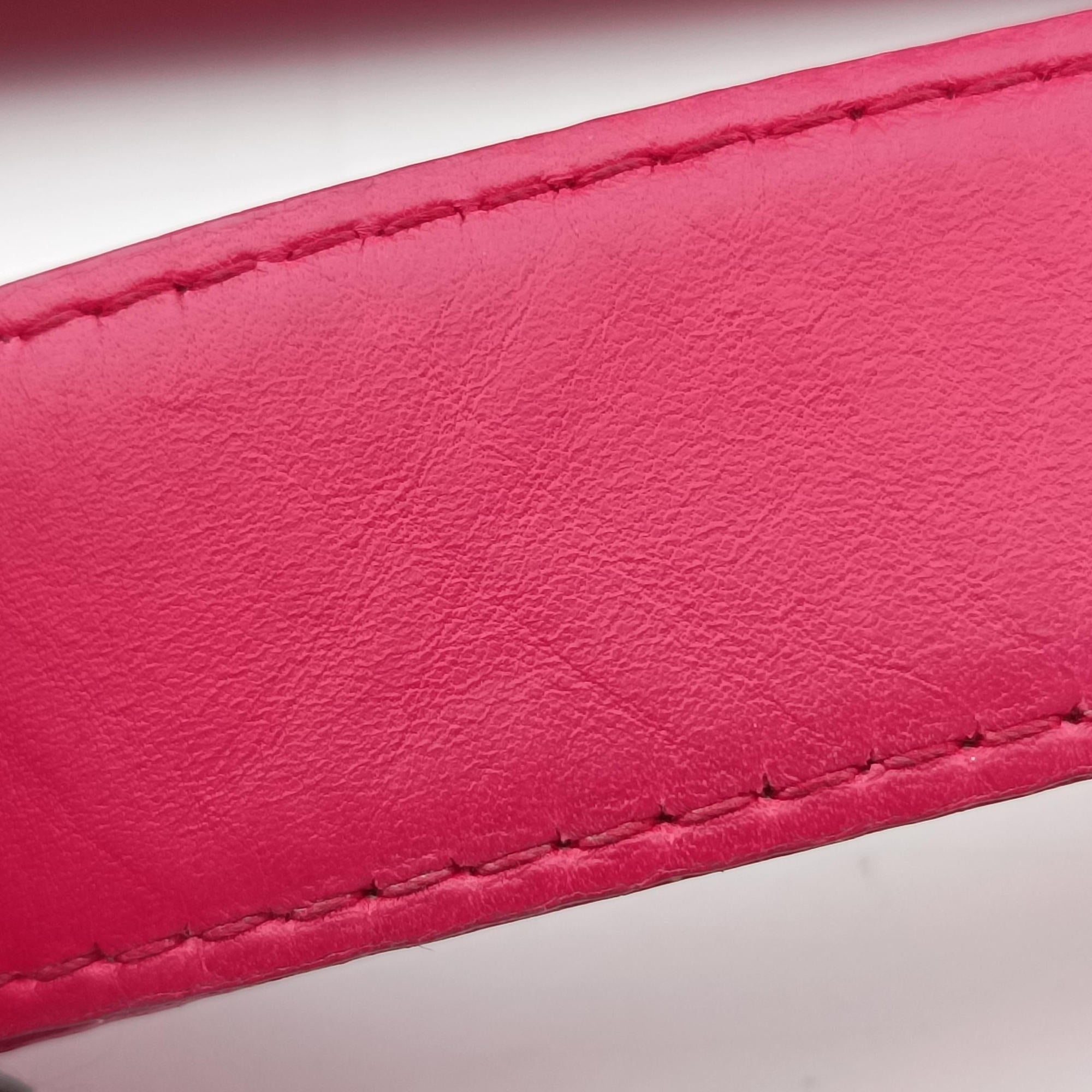 Pre-owned Bvlgari Isabella Rossellini Red Leather  shoulderbag | stylenewstar