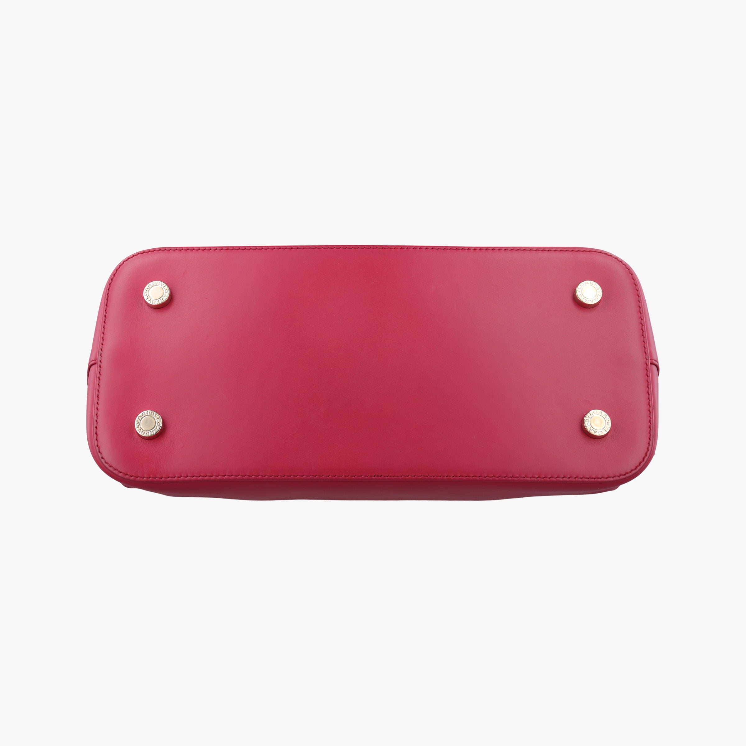 Pre-owned Bvlgari Isabella Rossellini Red Leather  shoulderbag | stylenewstar