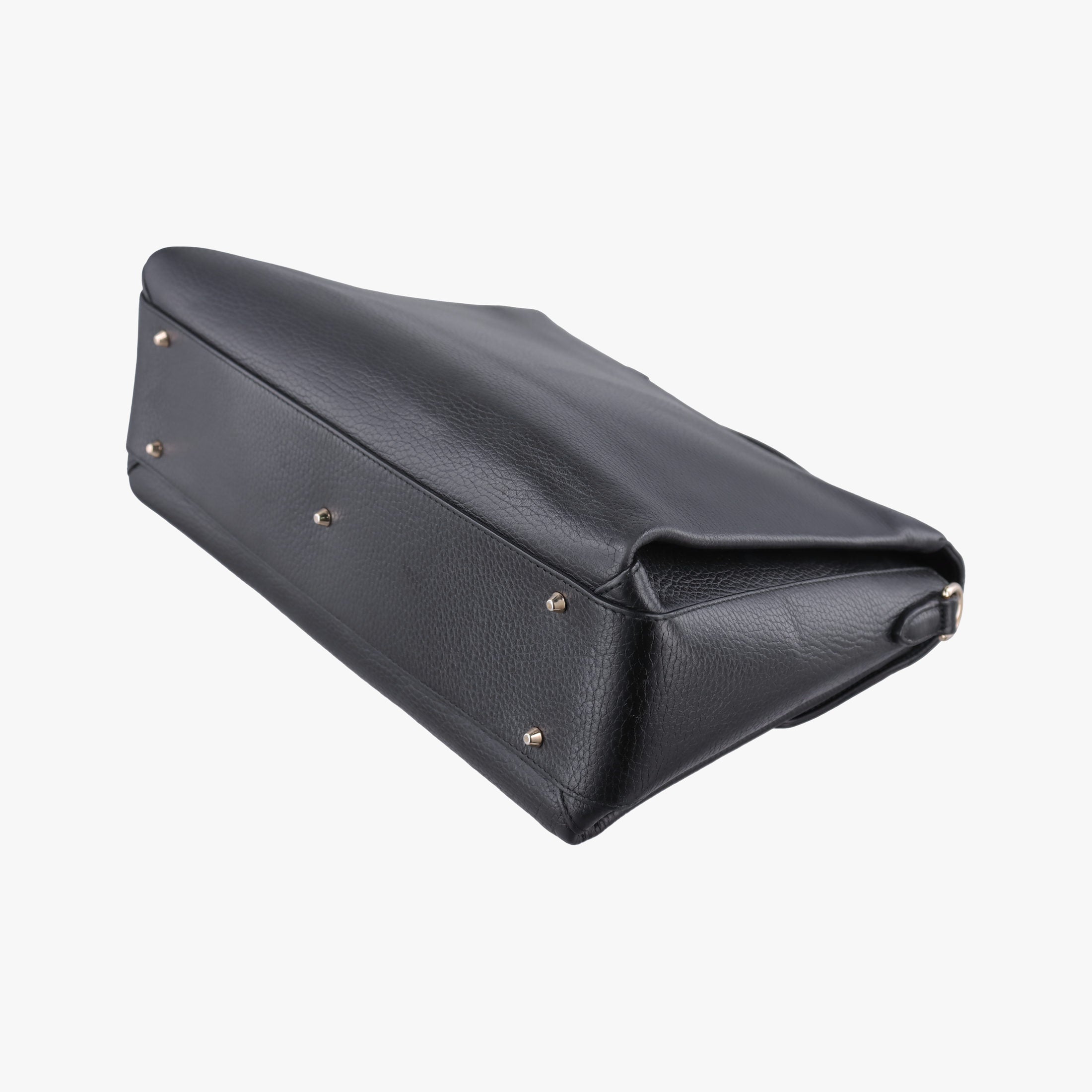 Pre-owned Gucci Interlocking G Black Leather 510306 shoulderbag | stylenewstar