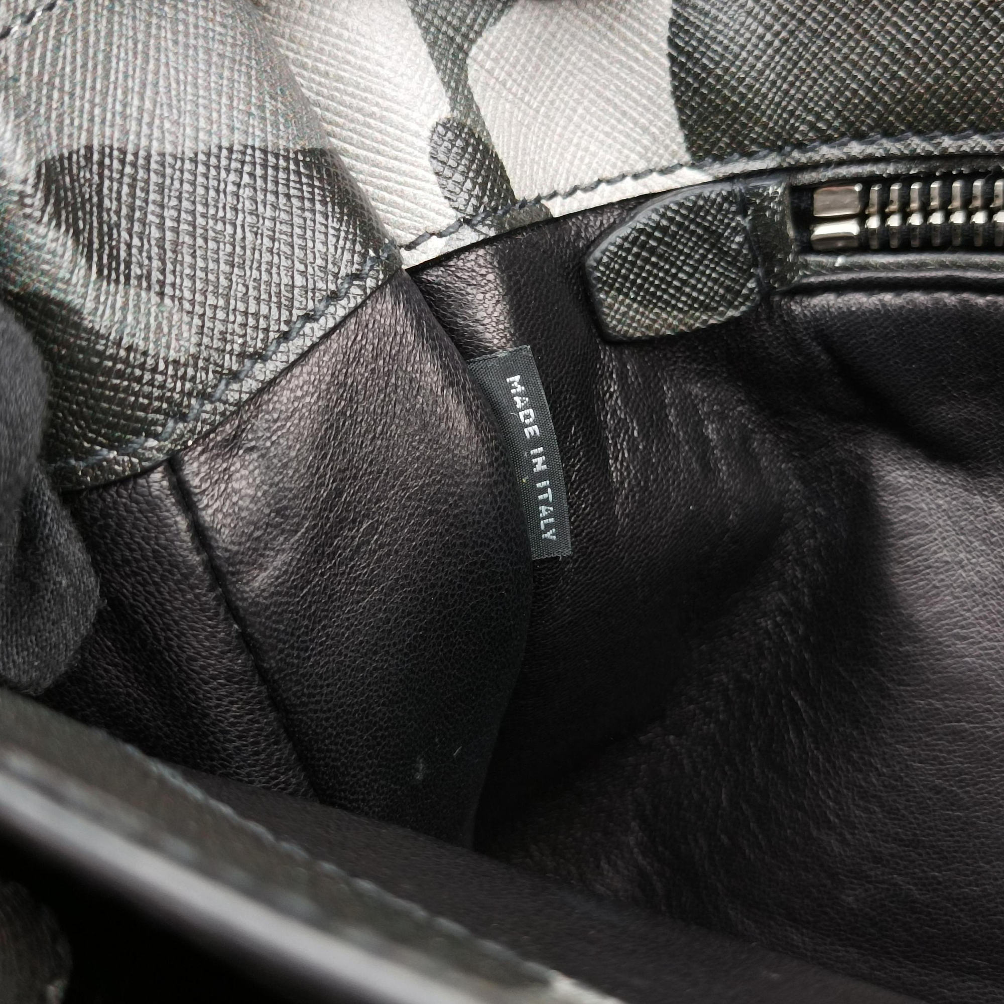 Pre-owned Prada Sound Multicolour saffiano leather  shoulderbag | stylenewstar