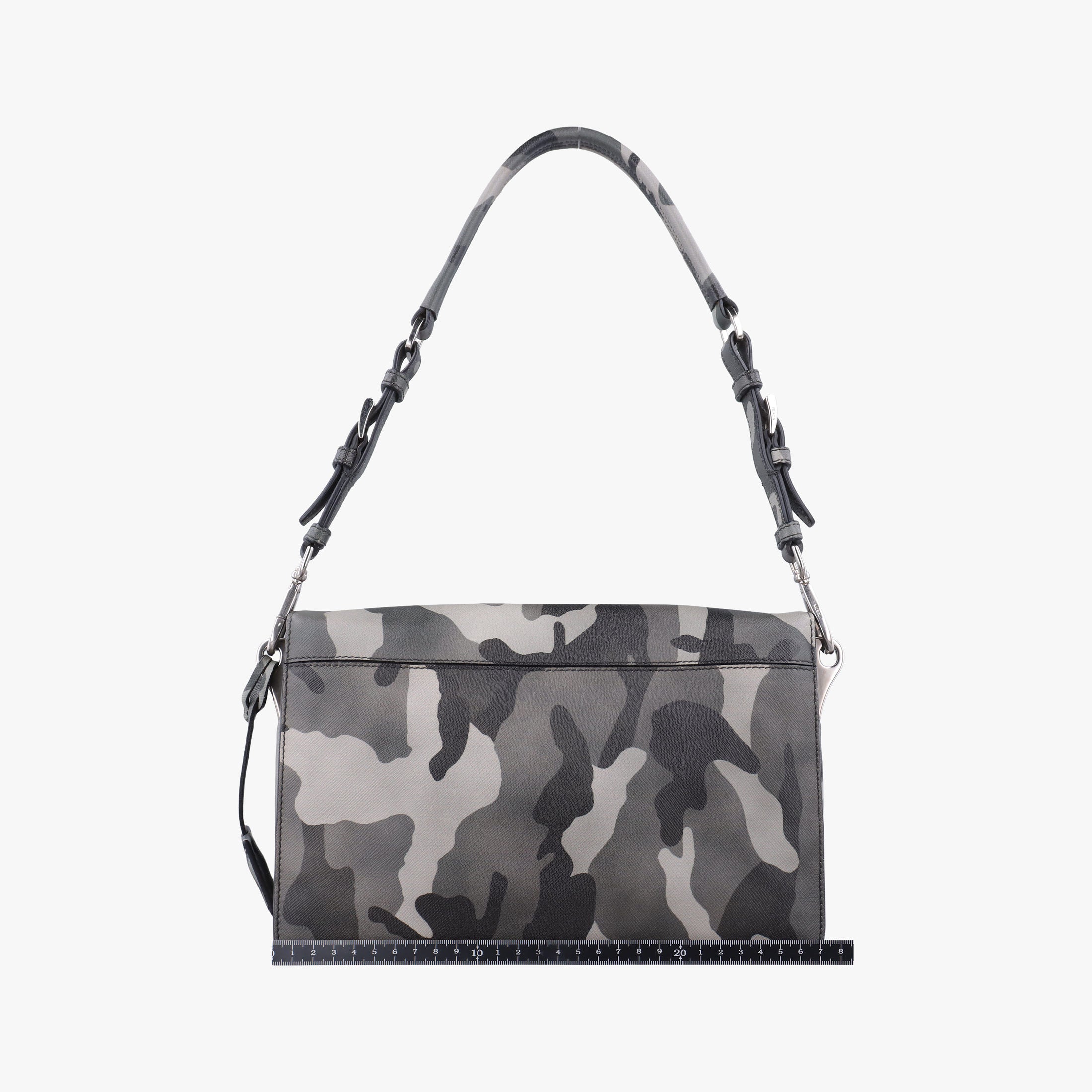 Pre-owned Prada Sound Multicolour saffiano leather  shoulderbag | stylenewstar