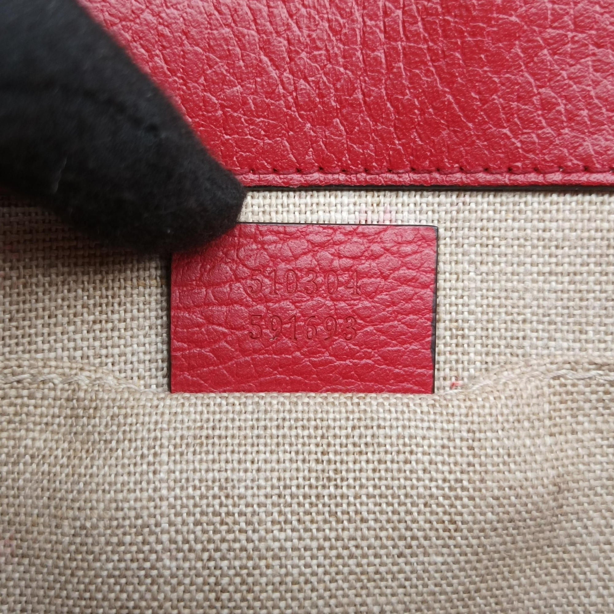 Pre-owned Gucci Interlocking G Red Leather 510304 shoulderbag | stylenewstar