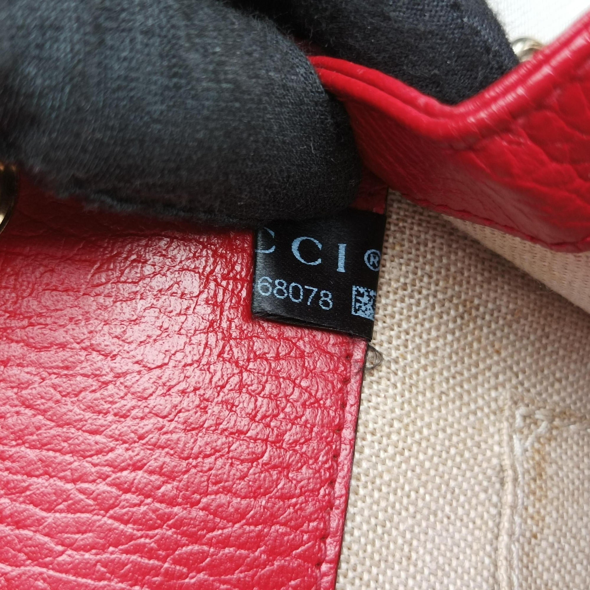 Pre-owned Gucci Interlocking G Red Leather 510304 shoulderbag | stylenewstar