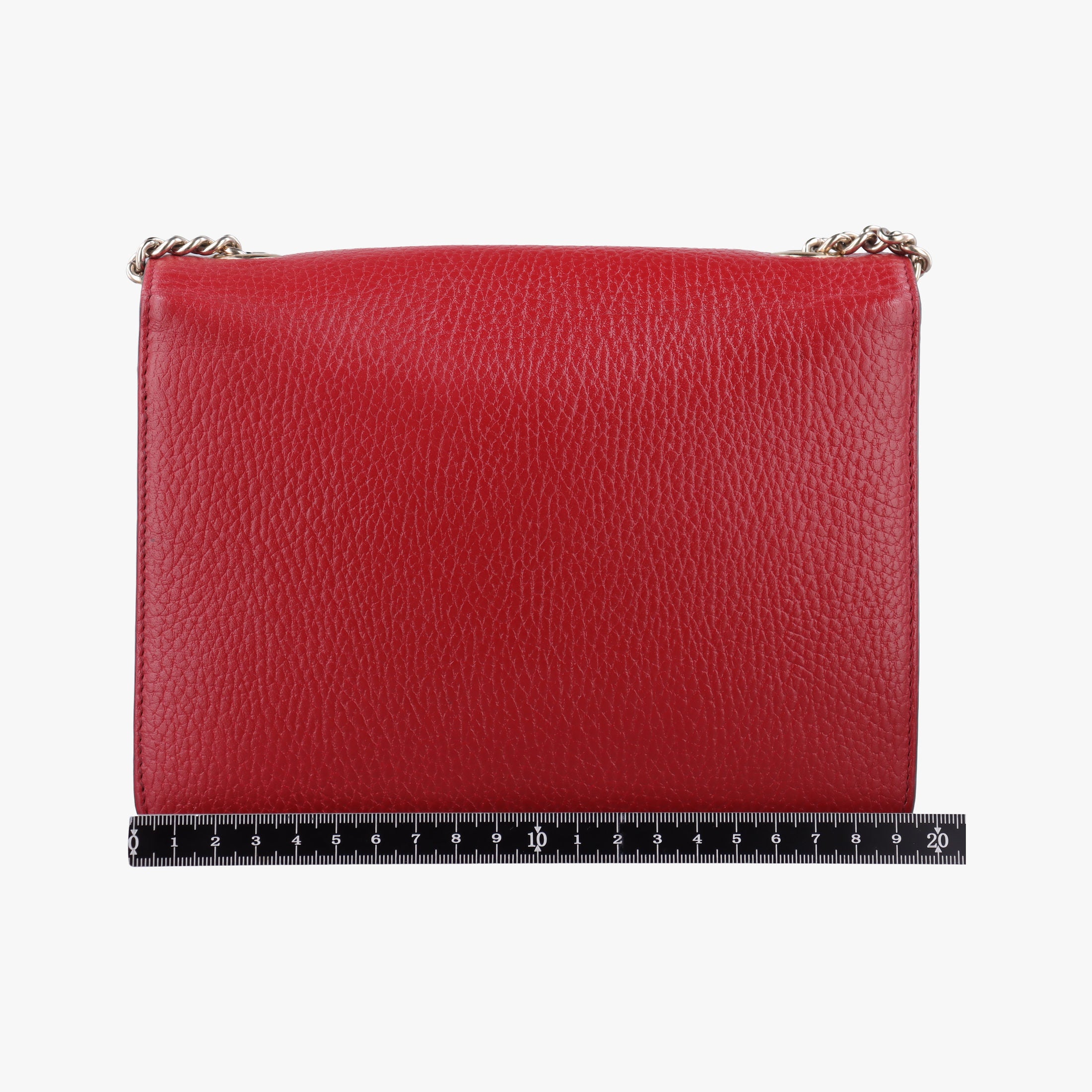 Pre-owned Gucci Interlocking G Red Leather 510304 shoulderbag | stylenewstar