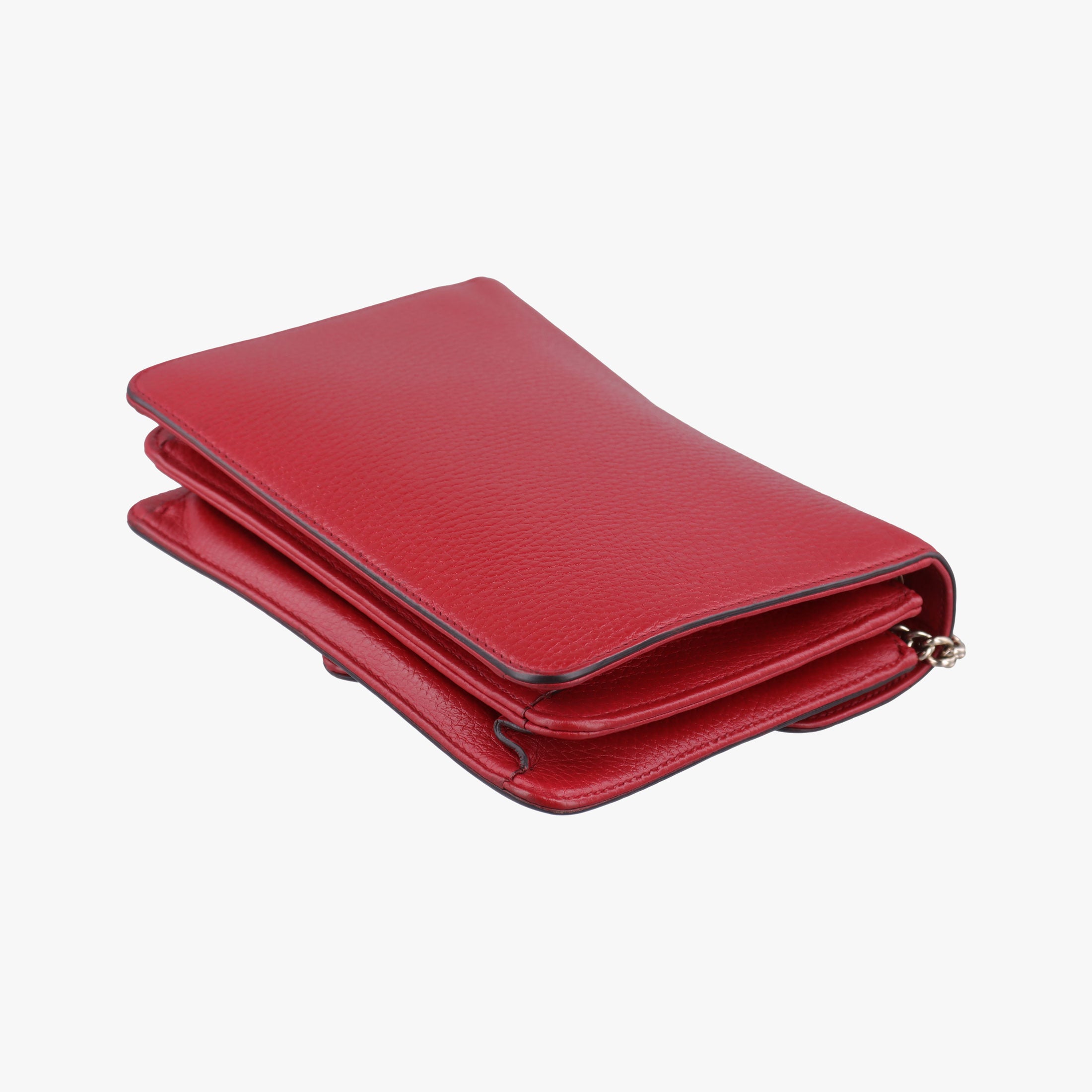 Pre-owned Gucci Interlocking G Red Leather 510304 shoulderbag | stylenewstar