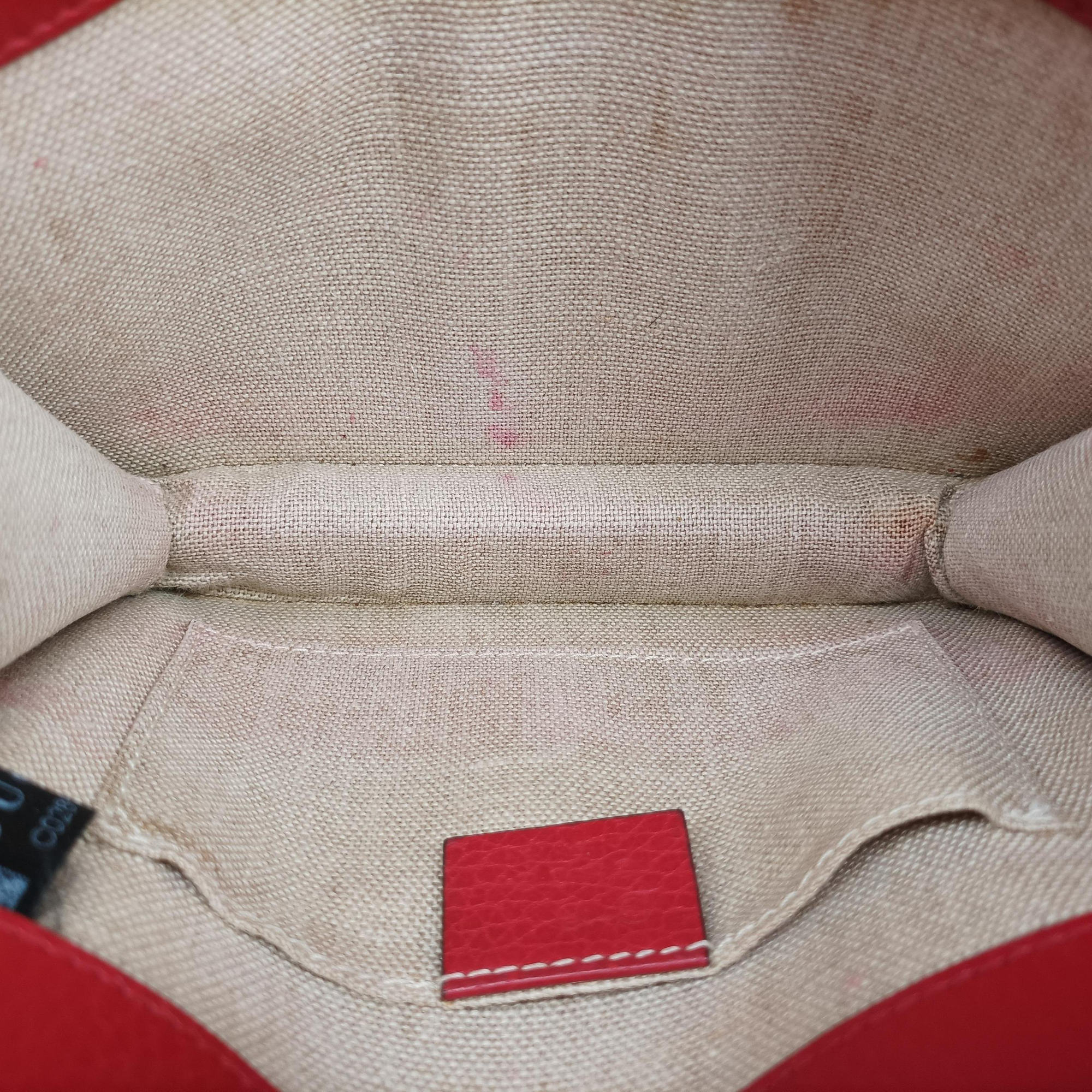 Pre-owned Gucci Interlocking G Red Leather 510304 shoulderbag | stylenewstar