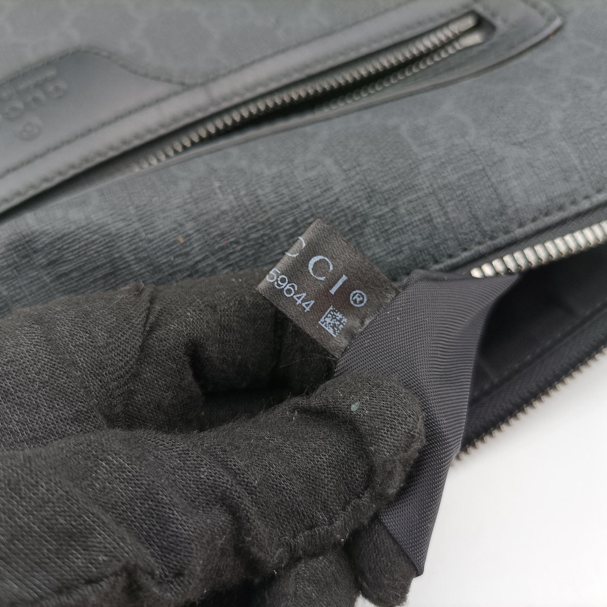 Vintage Gucci GG Supreme Black PVC coated canvas 322279 shoulderbag | stylenewstar