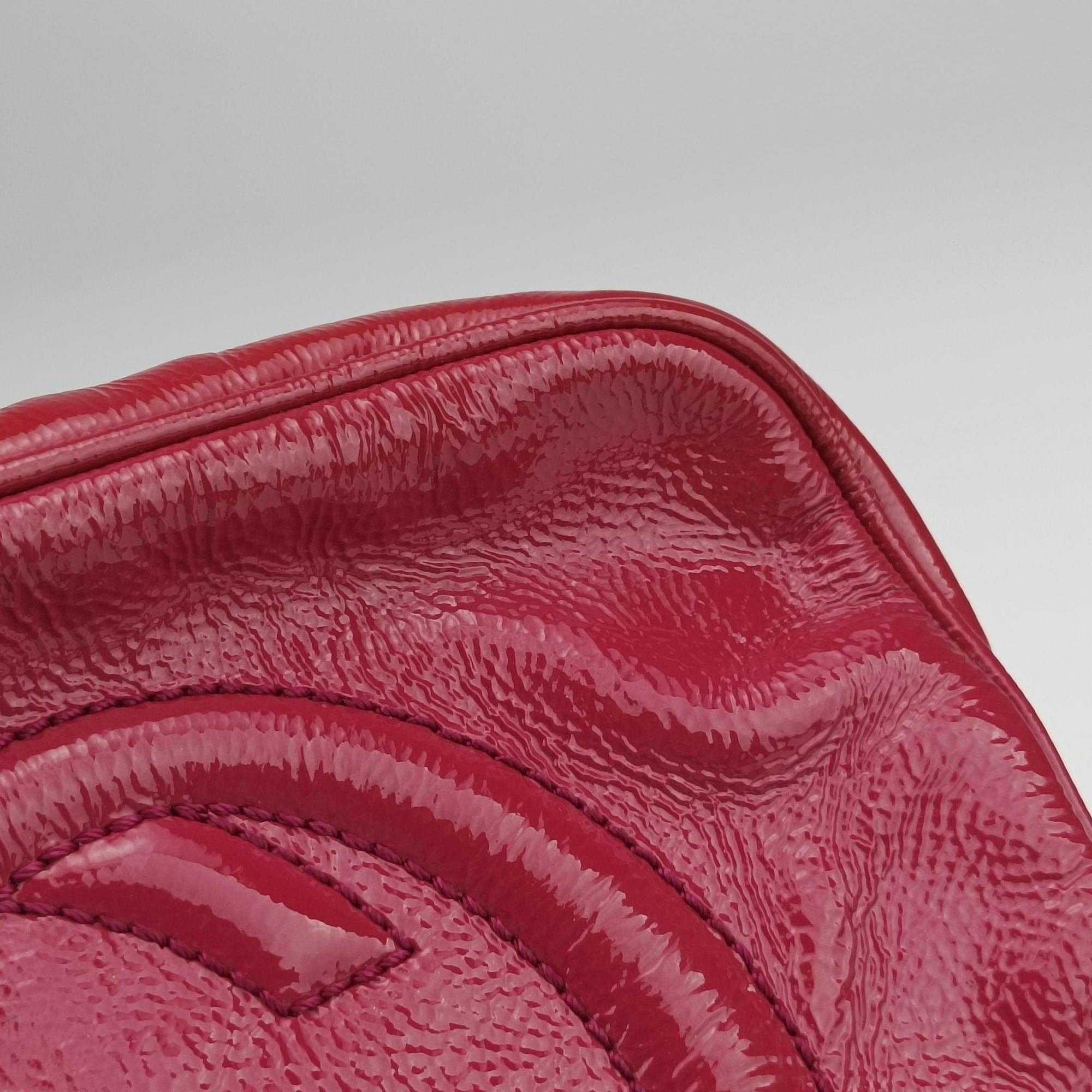 Pre-owned Gucci Soho Rose Patent Leather 308364 shoulderbag | stylenewstar