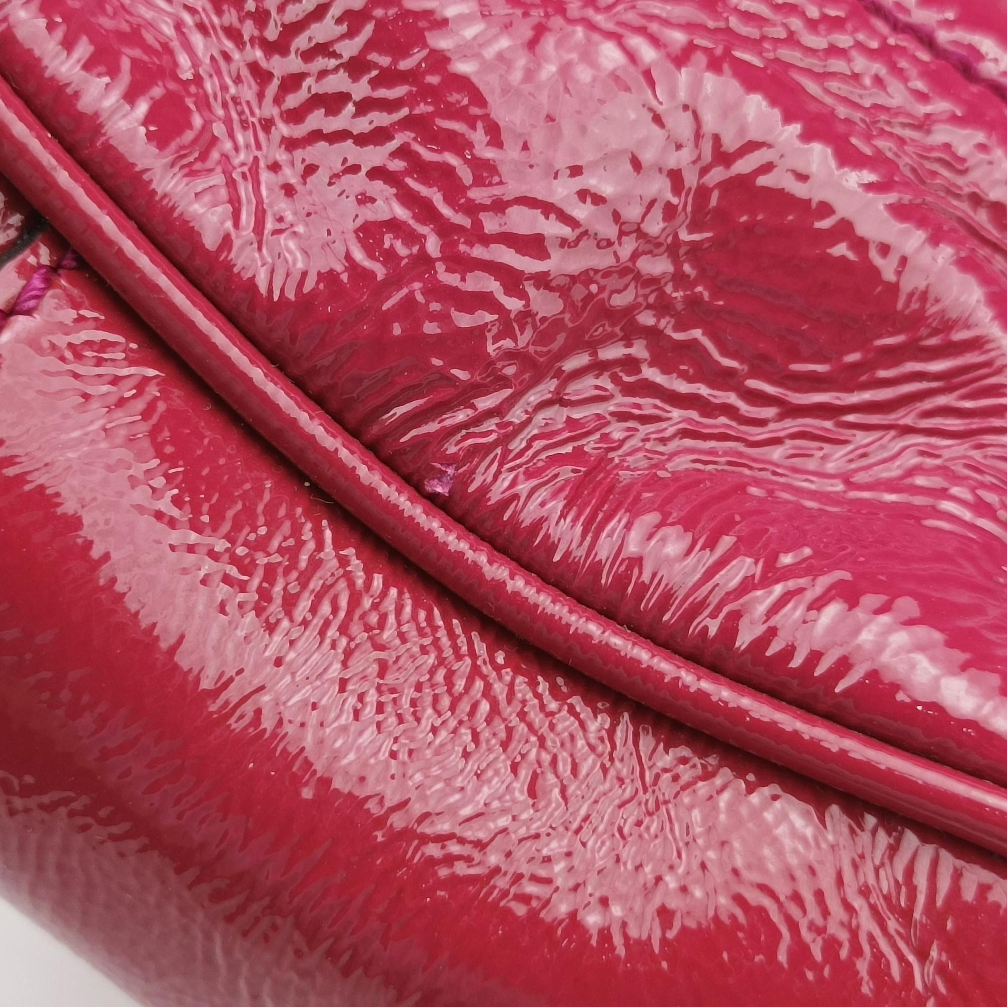 Pre-owned Gucci Soho Rose Patent Leather 308364 shoulderbag | stylenewstar