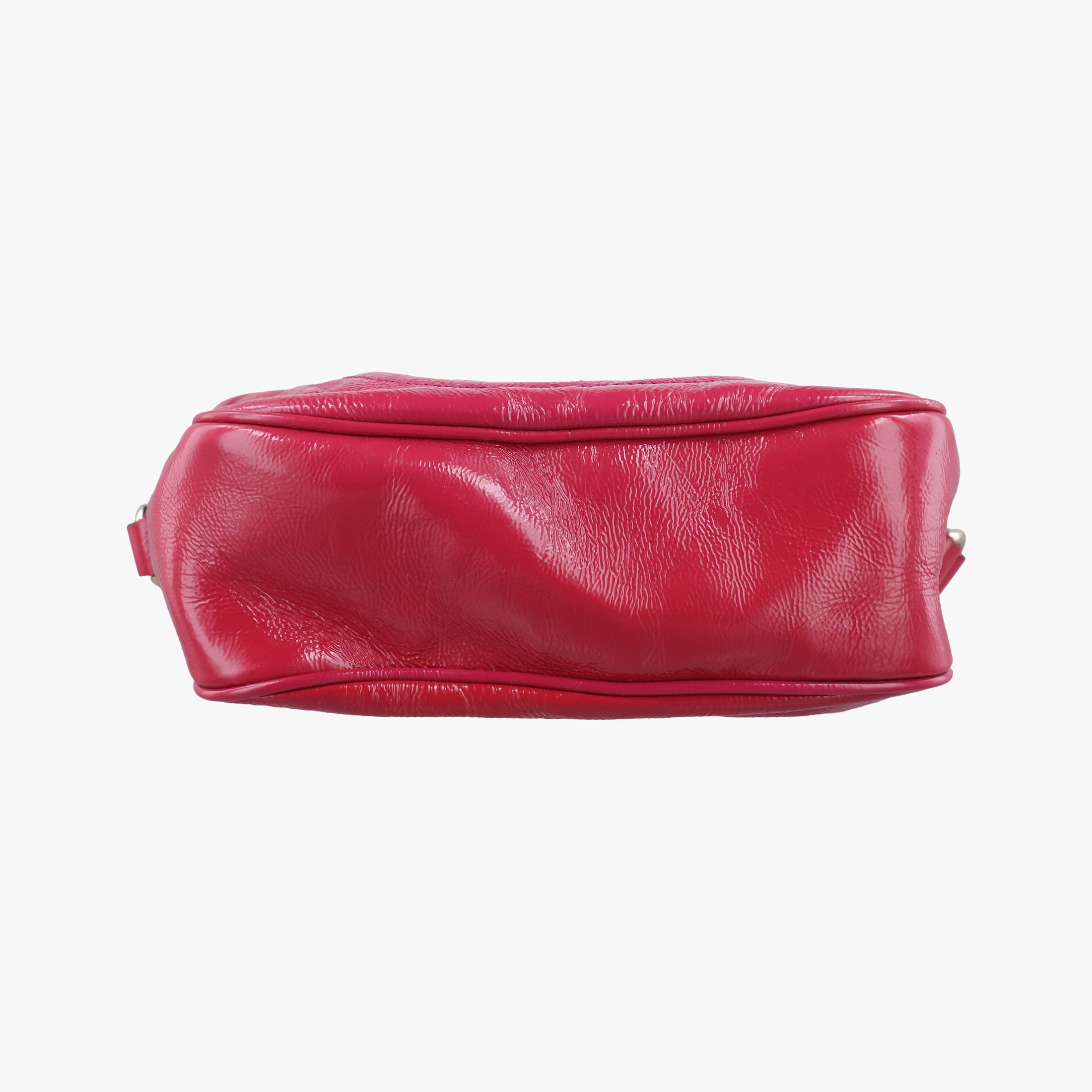 Pre-owned Gucci Soho Rose Patent Leather 308364 shoulderbag | stylenewstar
