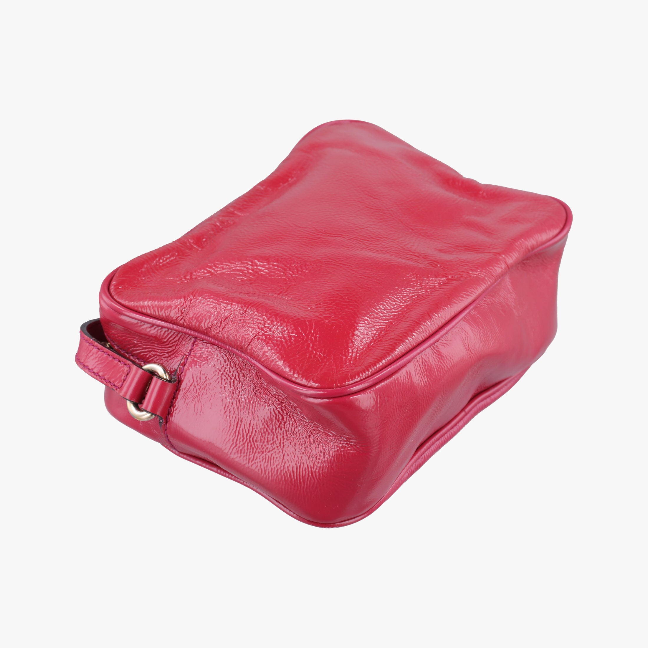 Pre-owned Gucci Soho Rose Patent Leather 308364 shoulderbag | stylenewstar