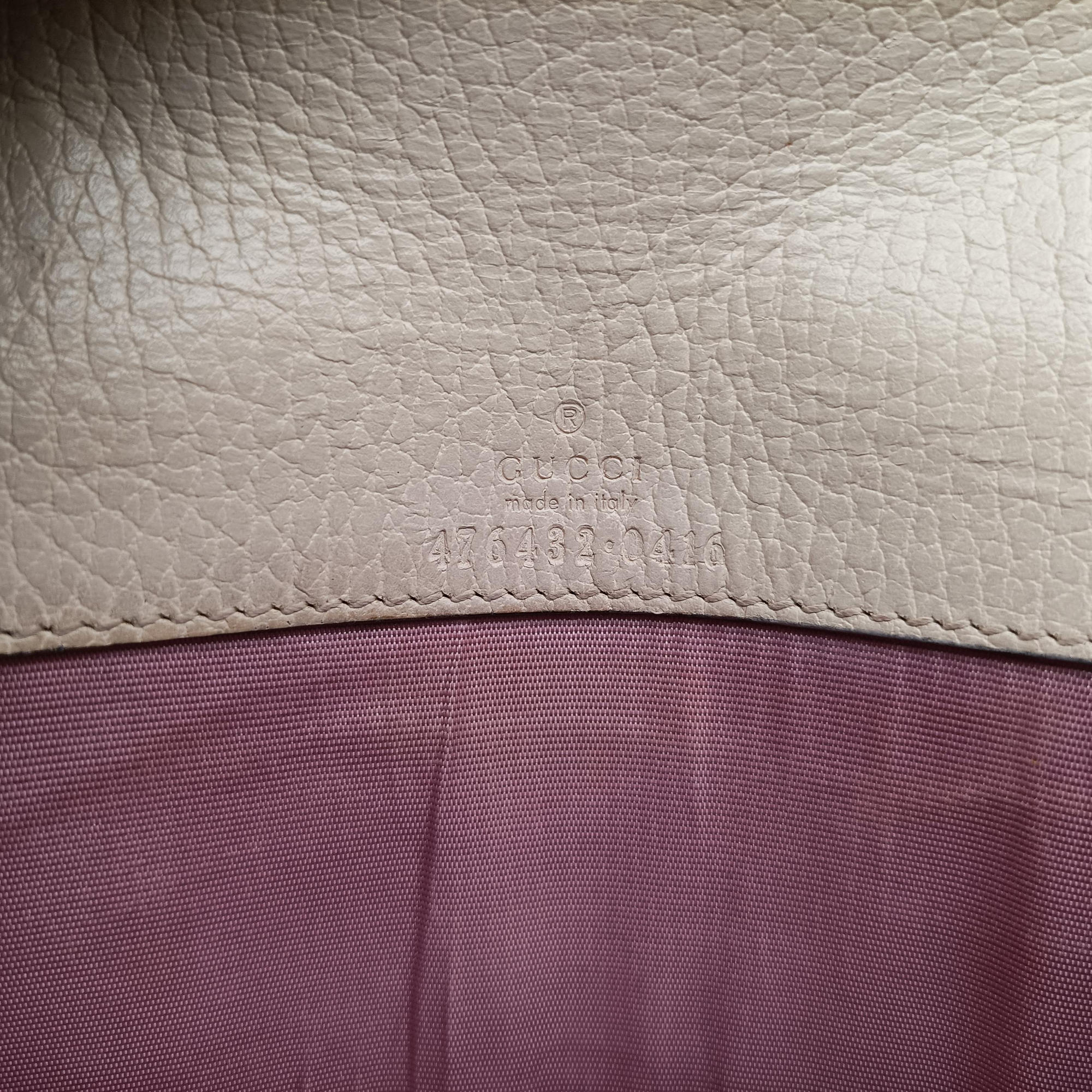 Pre-owned Gucci Dionysus White Leather 476432 shoulderbag | stylenewstar