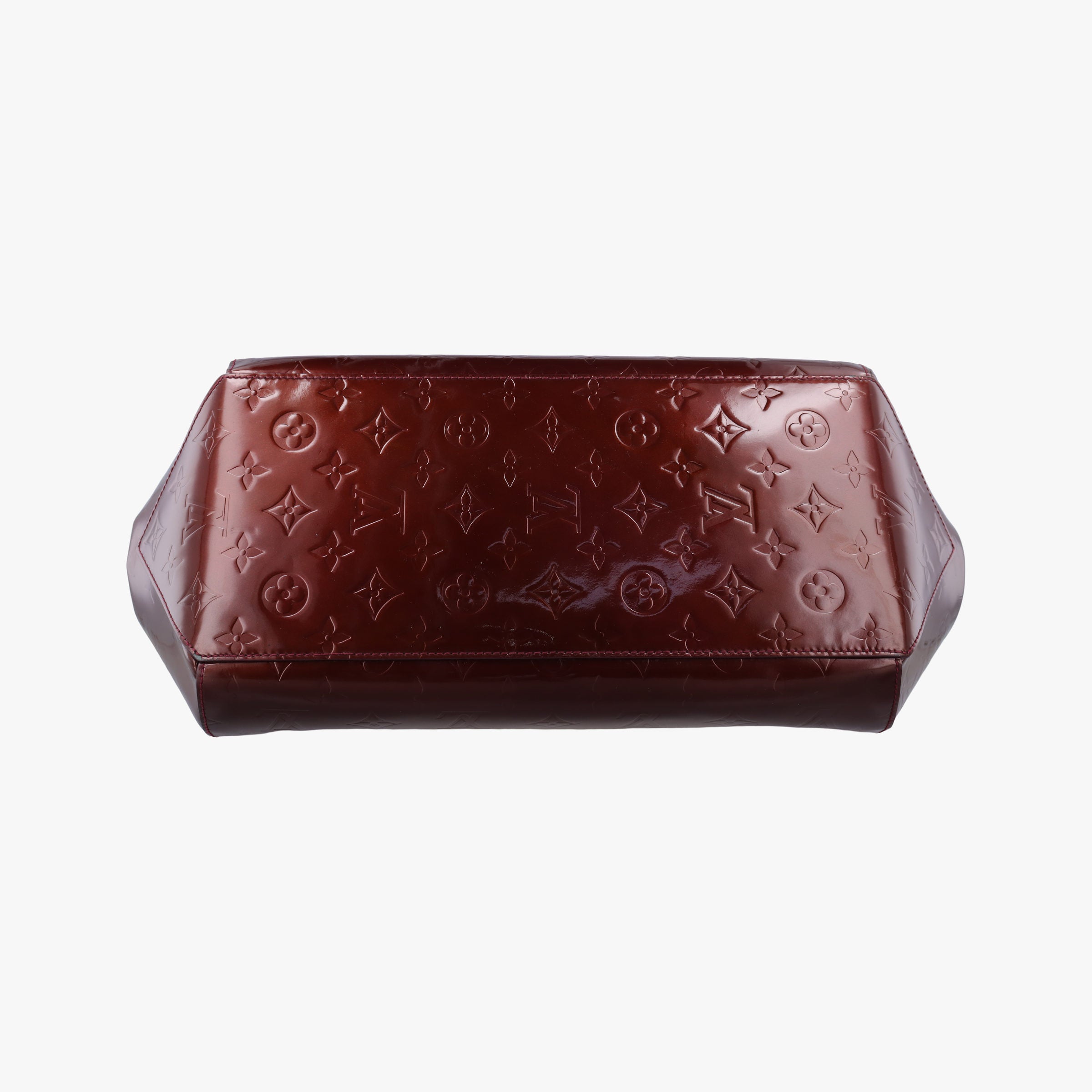 Pre-owned Louis Vuitton Sherwood PM Amarante Vernis M91488 handbag | stylenewstar