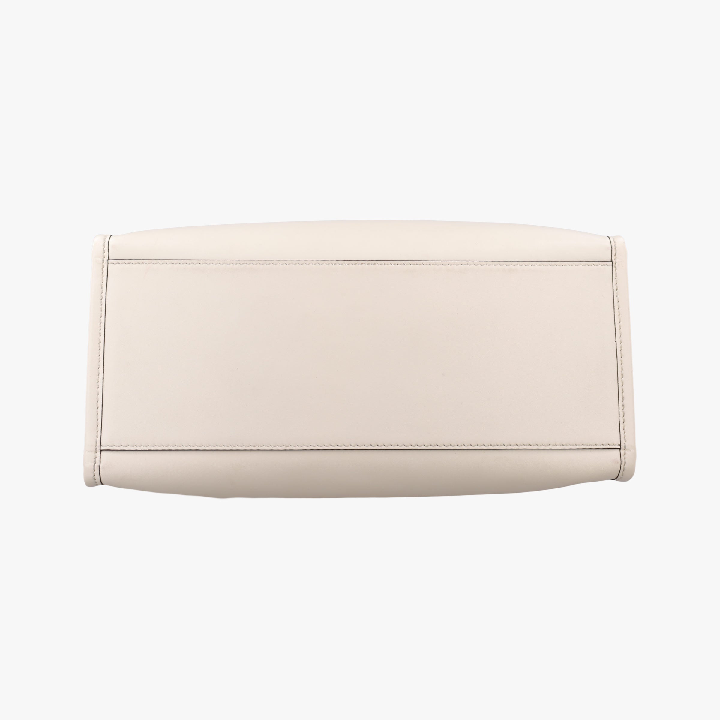 Secondhand Fendi Sunshine White Leather 8BH386 shoulderbag | stylenewstar