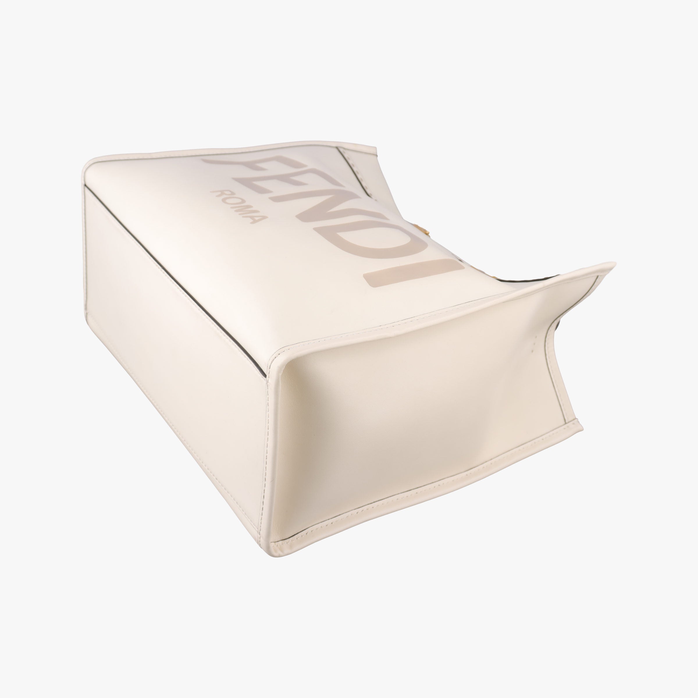 Secondhand Fendi Sunshine White Leather 8BH386 shoulderbag | stylenewstar