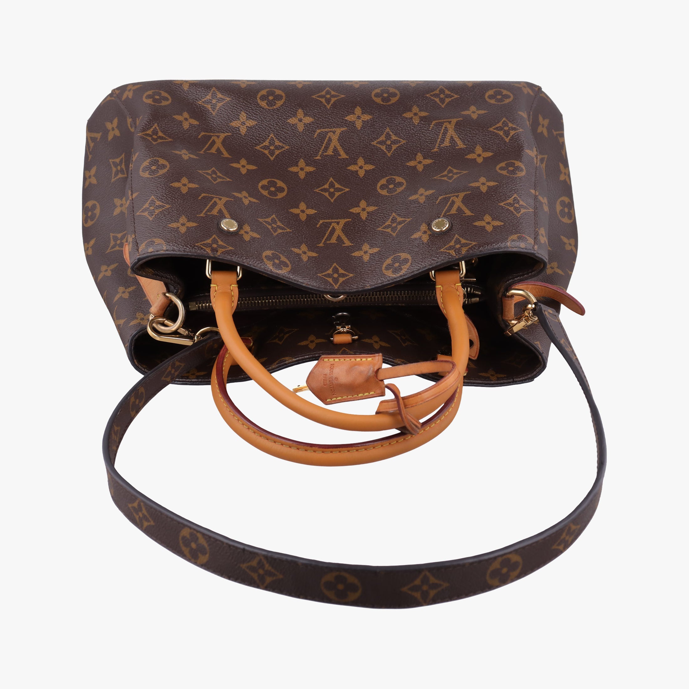 Vintage Louis Vuitton MONTAIGNE MM Brown Monogram Canvas M41056 shoulderbag | stylenewstar