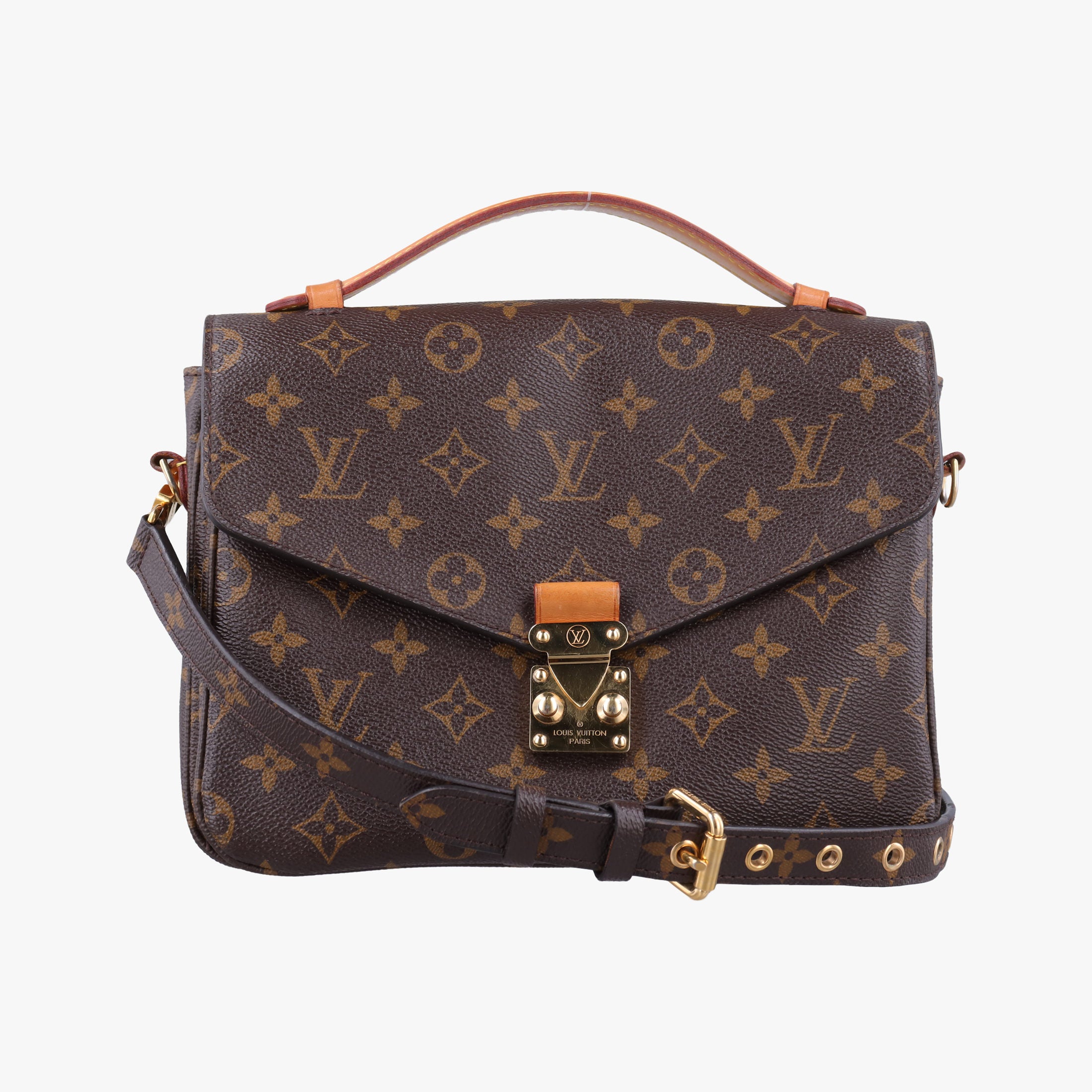 Vintage Louis Vuitton Pochette Metis MM Brown Monogram Canvas M44875 shoulderbag | stylenewstar