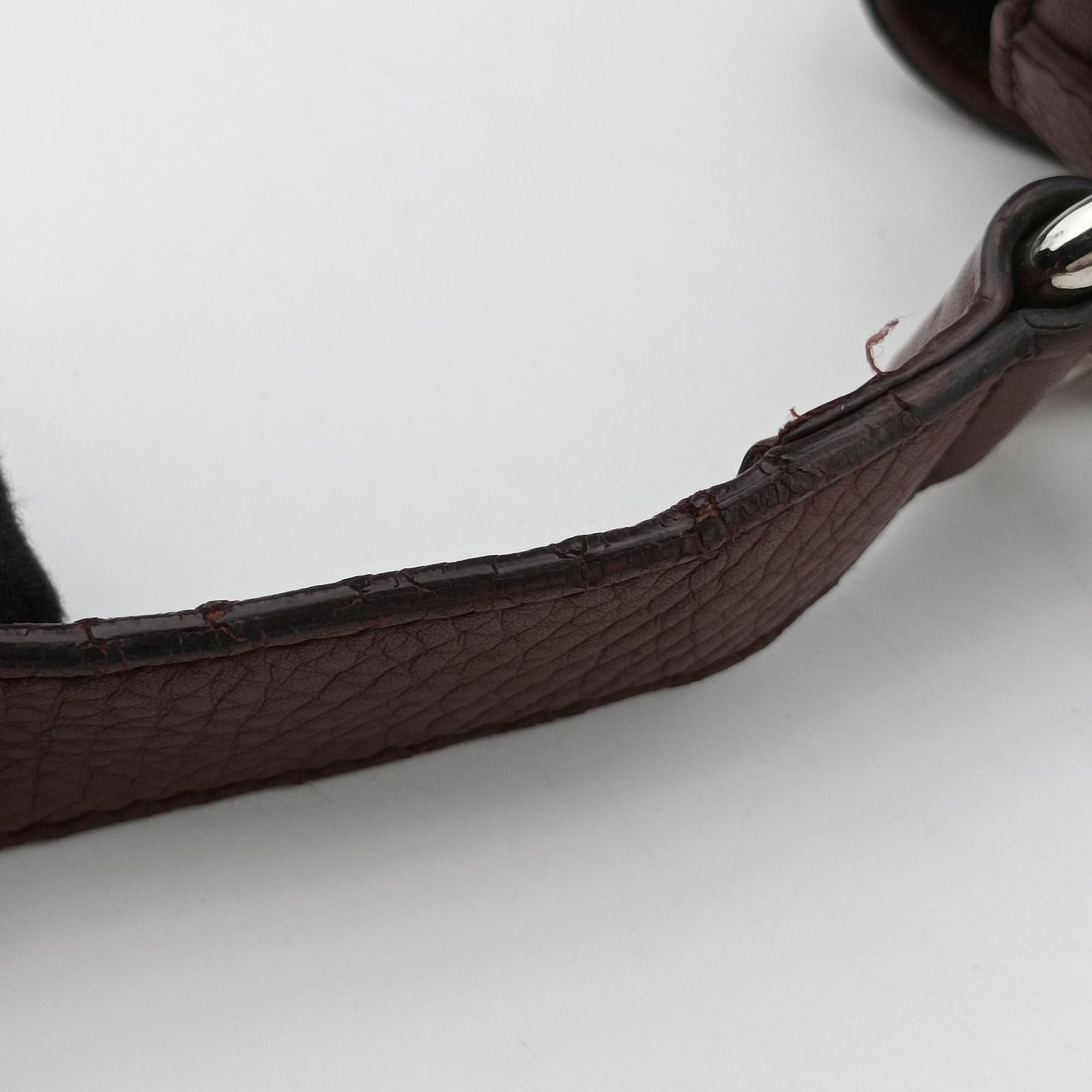 Vintage Gucci Interlocking G Logo Soho Messenger Burgundy Leather 322056 shoulderbag | stylenewstar